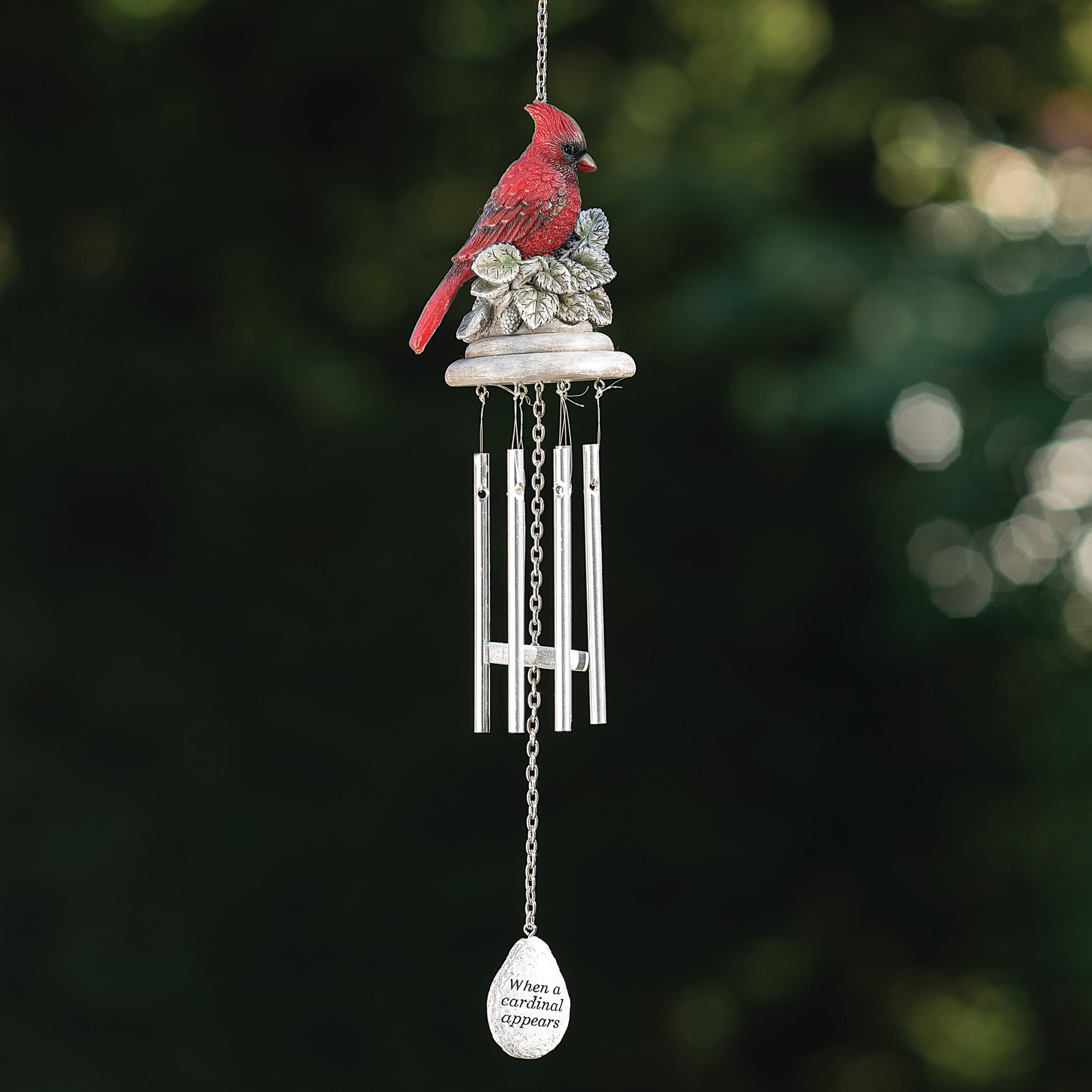 When a Cardinal Appears Memorial Windchime
