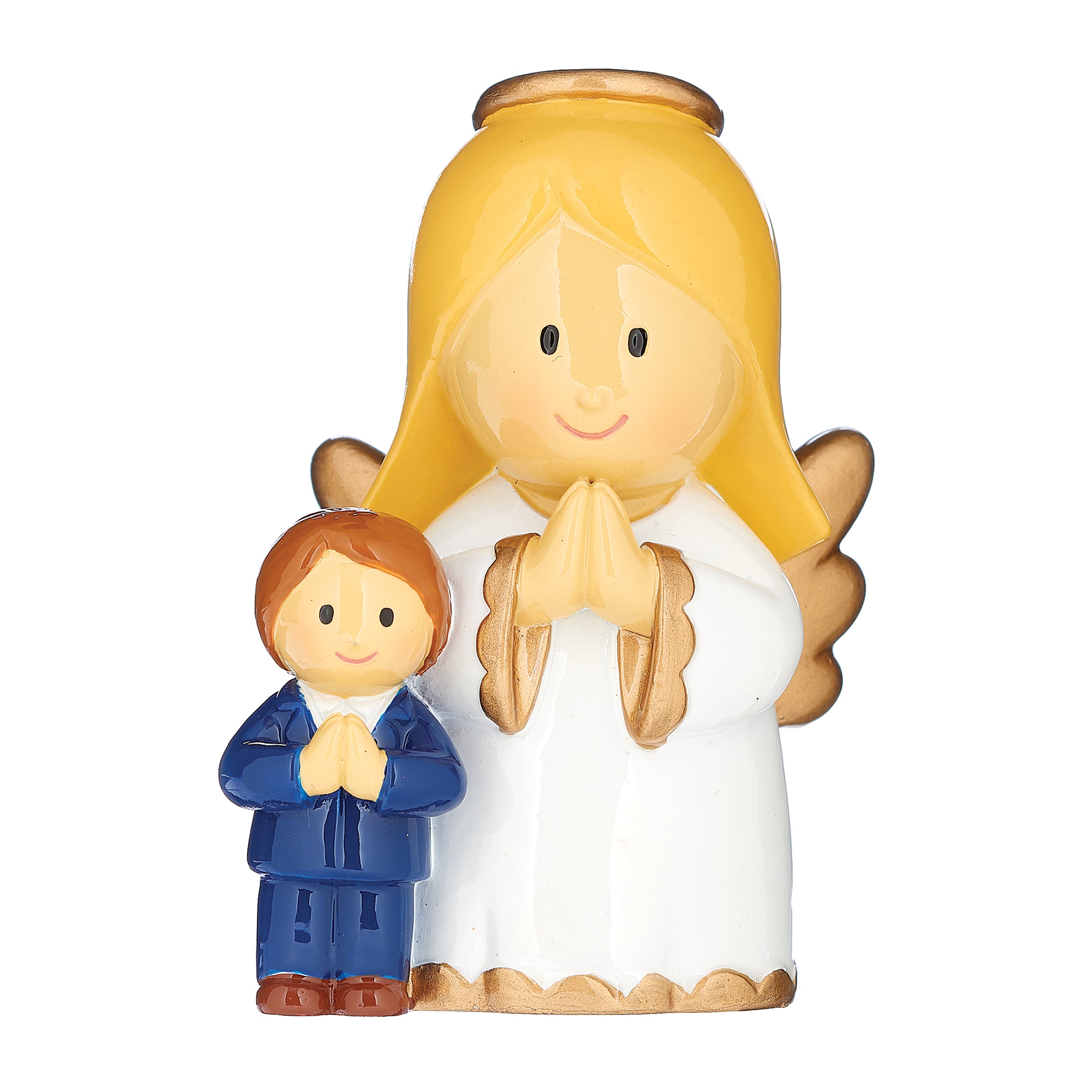 Angel with Communion Boy Figure – Little Patrons