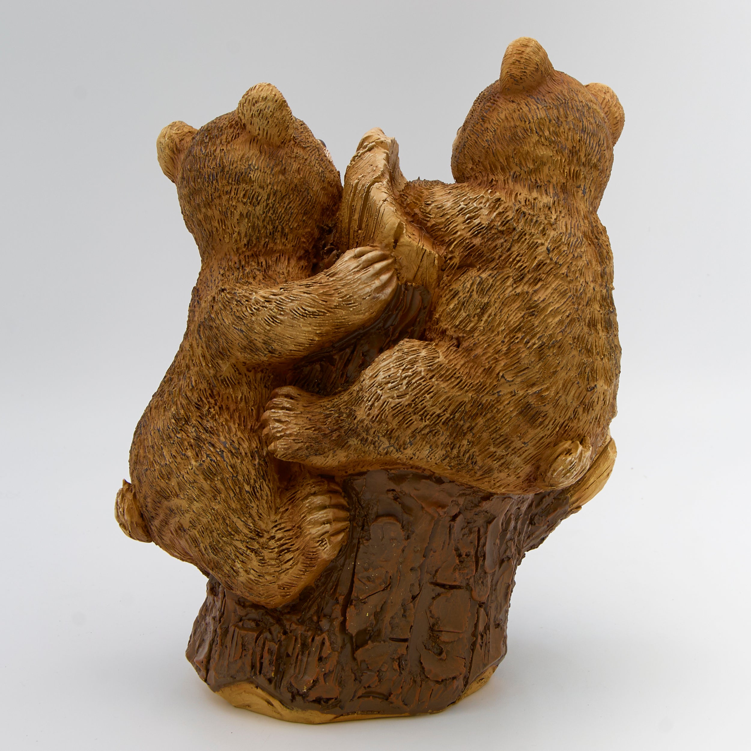 Bear Cubs Climbing Tree Garden Statue – Timber Tails Collection