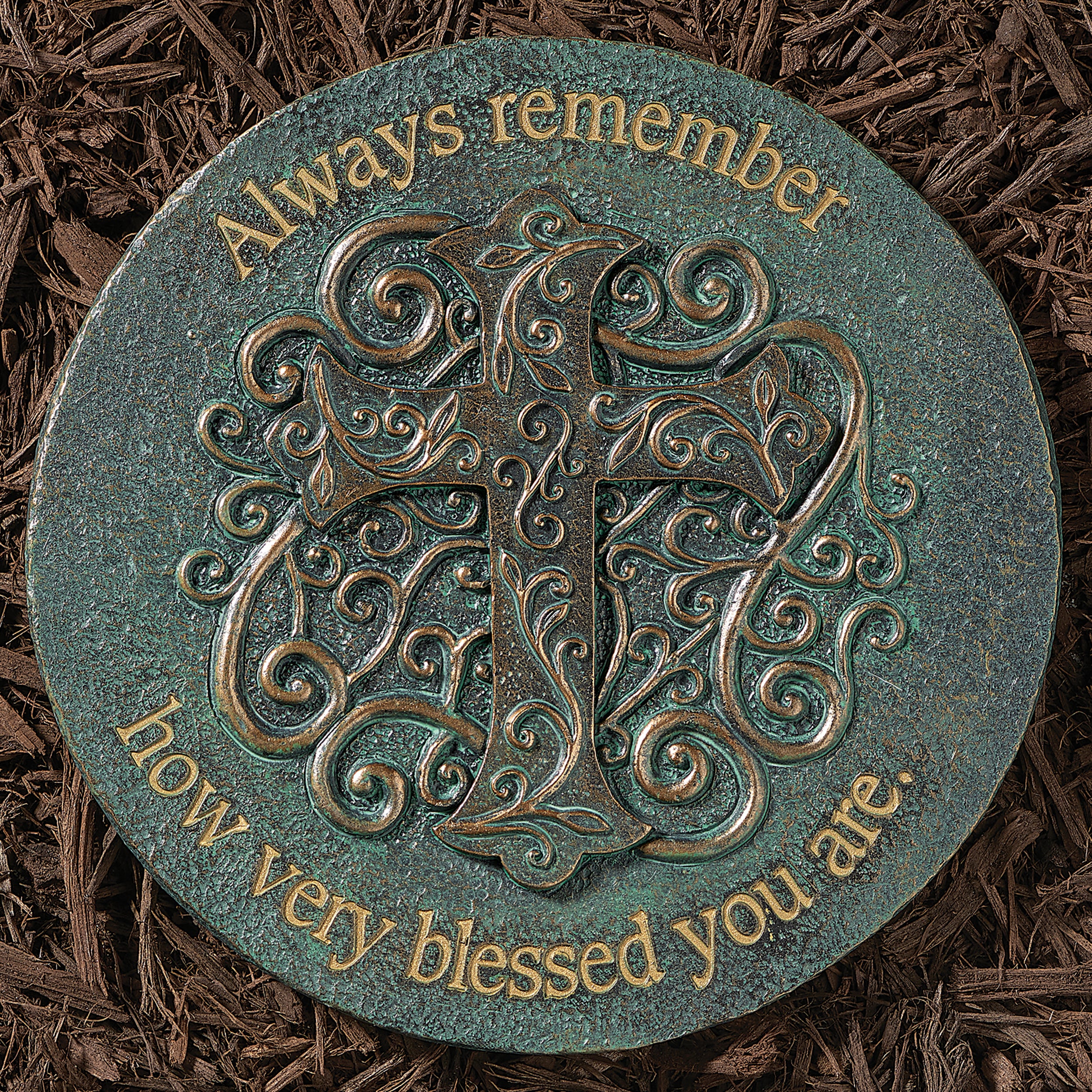 Blessed Cross Garden Stepping Stone