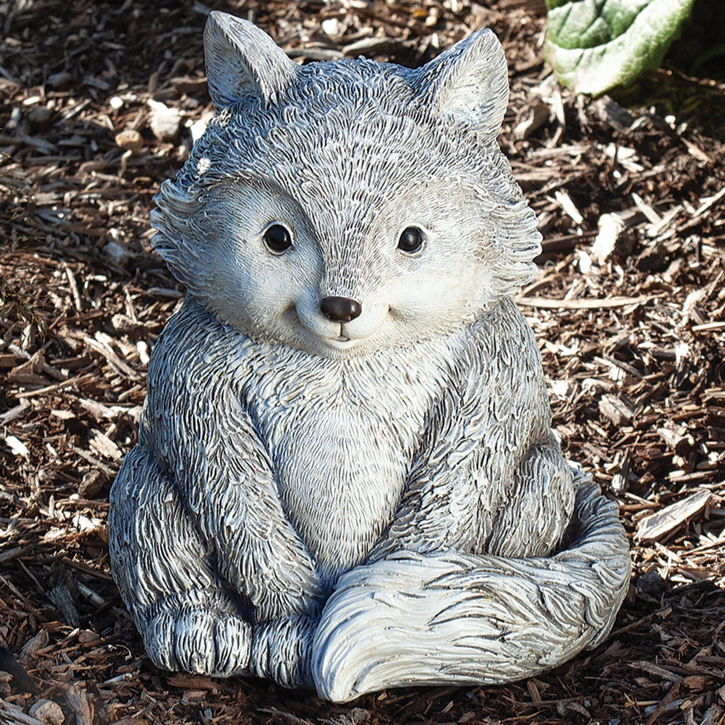 Pudgy Pals Fox Garden Statue
