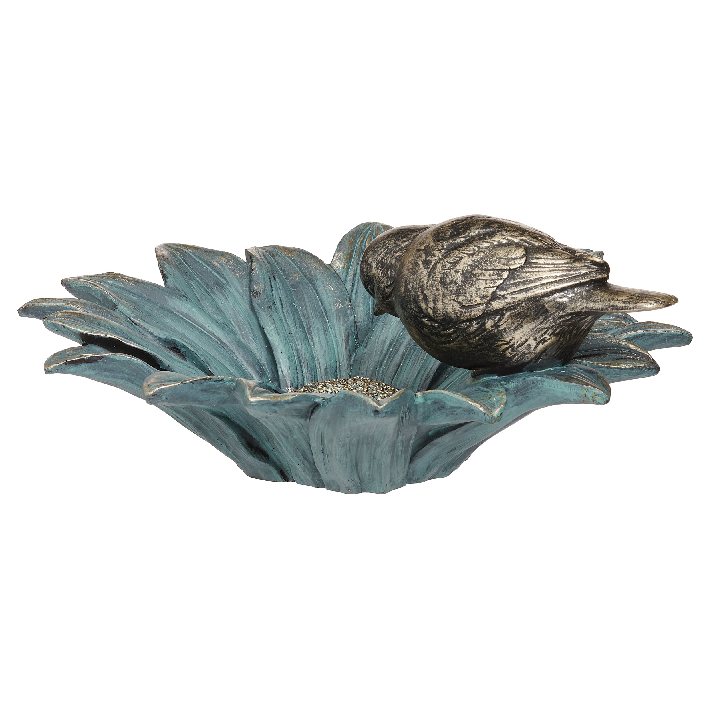 Bird on Sunflower Bird Feeder