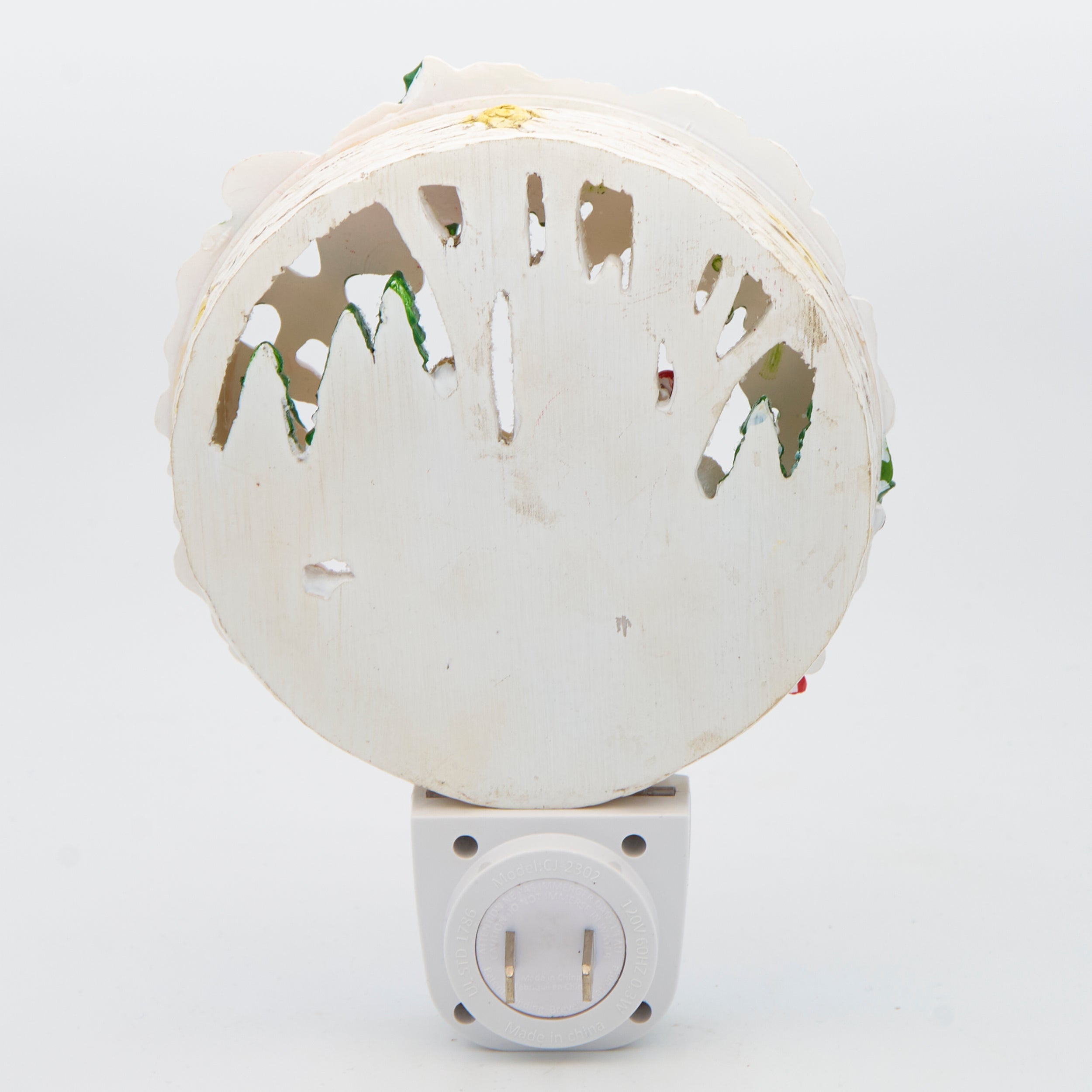 Roman Lights Snowy Mouse Wreath Night-Light