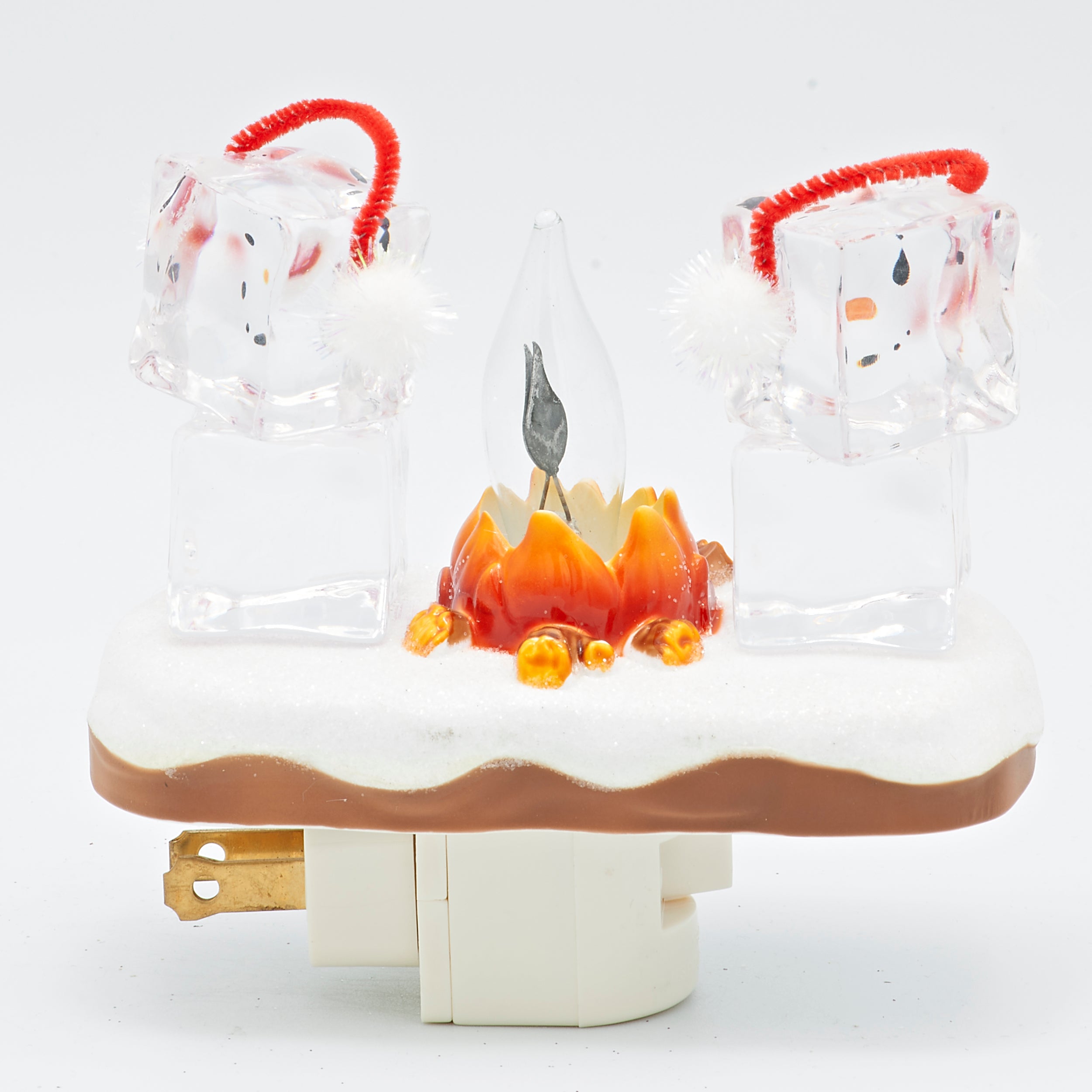 Roman Lights Ice Cube Couple by Flickering Campfire Night-Light