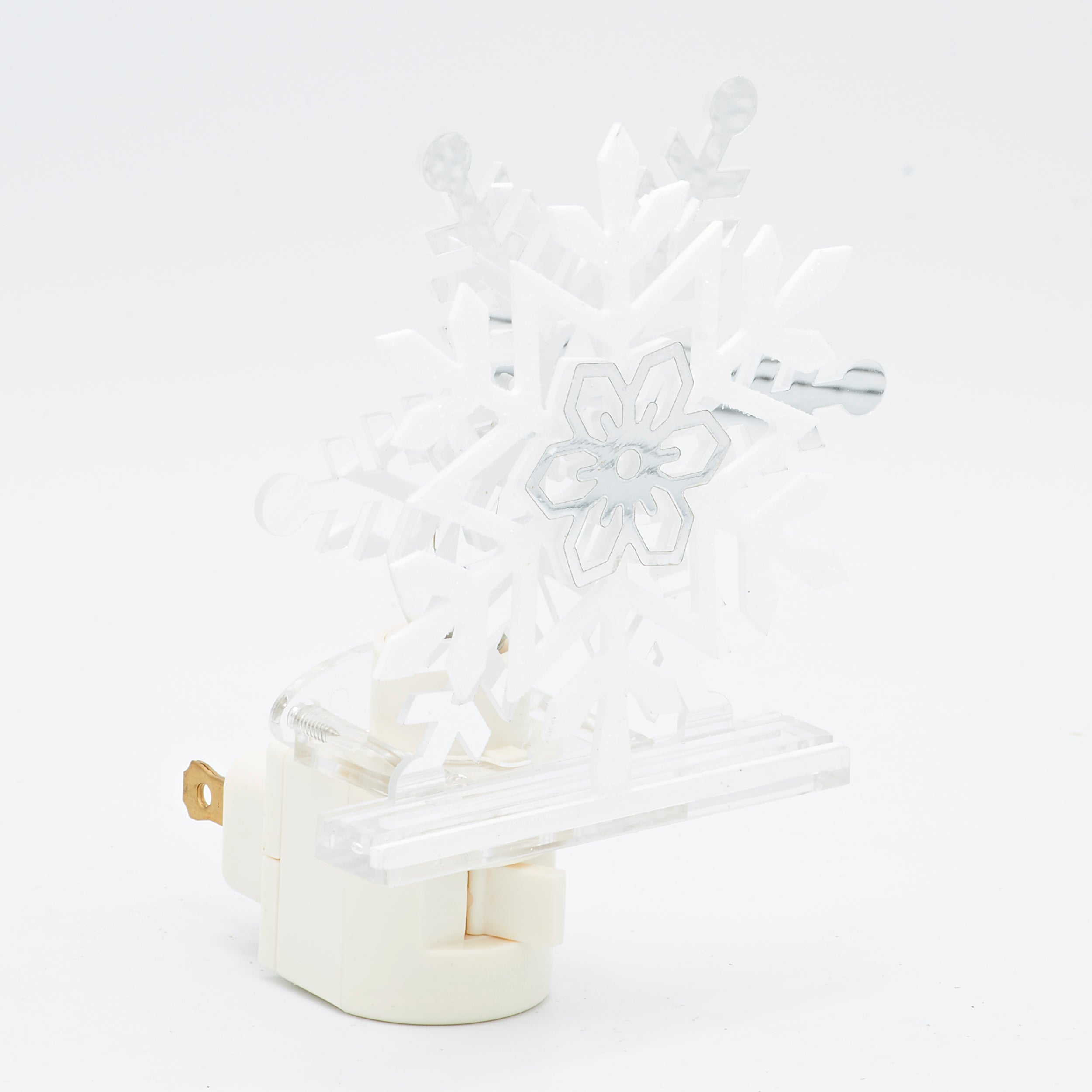 Roman Lights Snowflake Night-Light