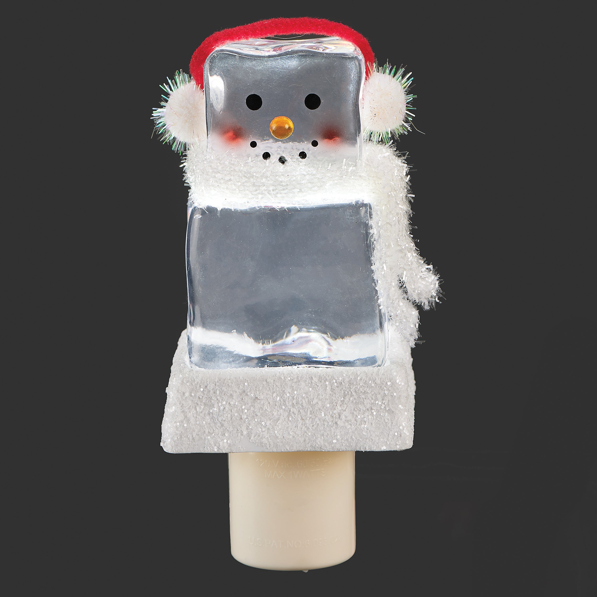 Roman Lights Icecube Snowman Night-Light