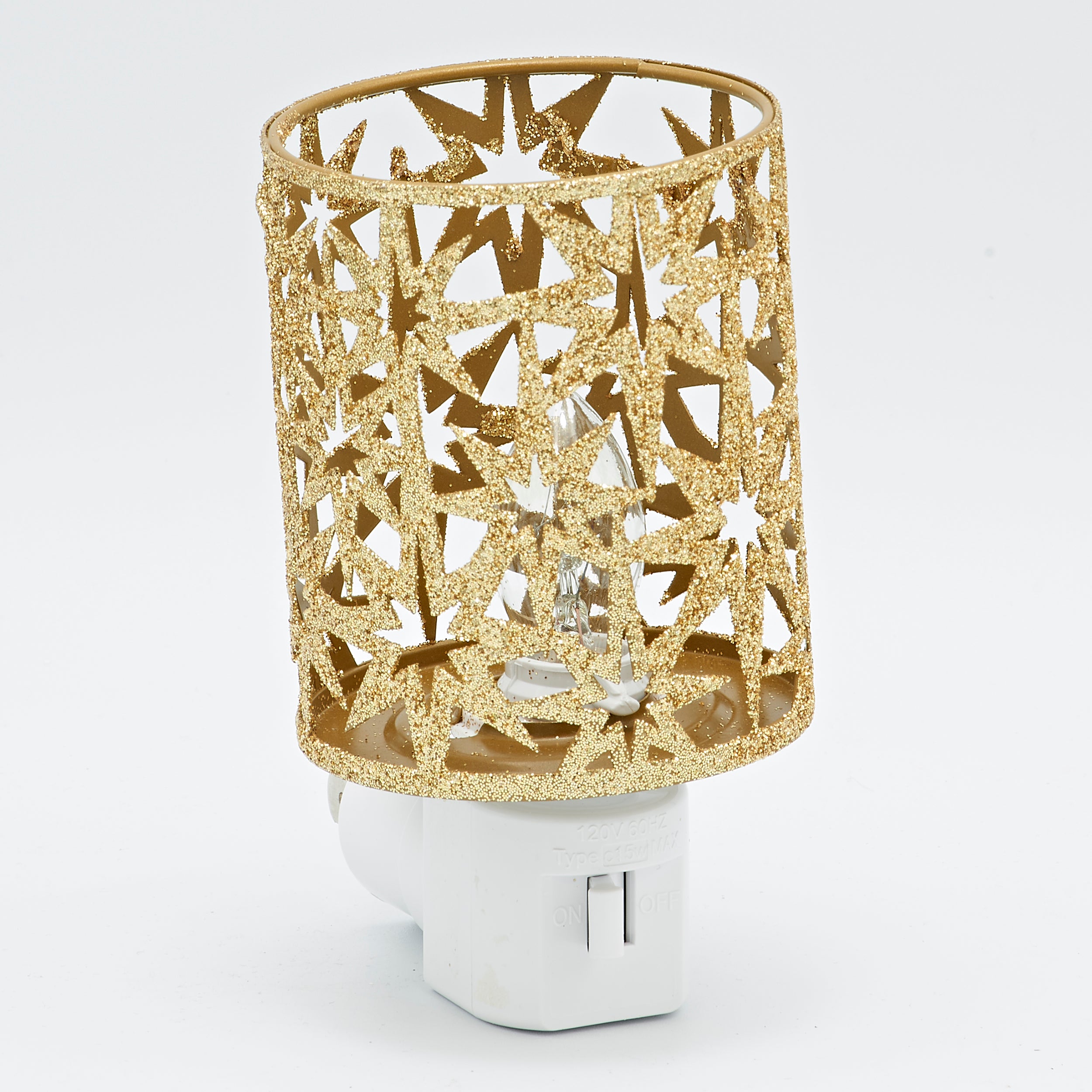 Roman Lights  Gold Star Cutout Pattern Night-Light