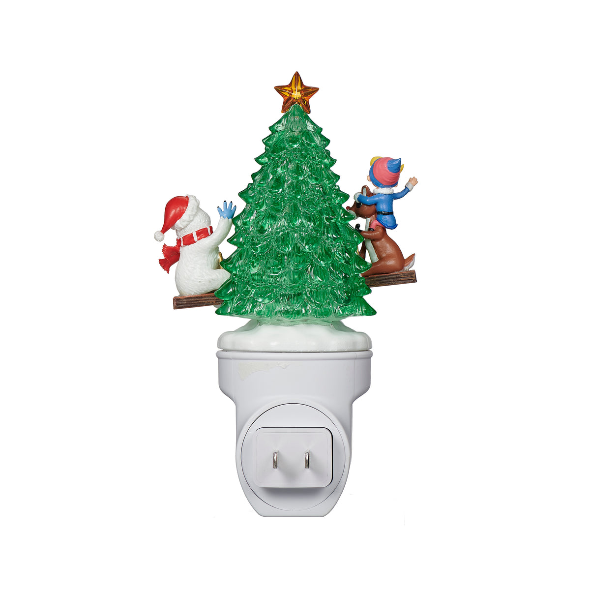 back view of Rudolph & Friends Seesaw Night-Light