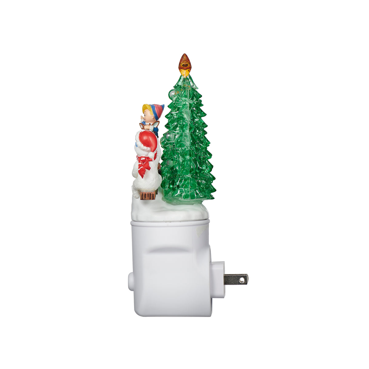 Side view of Rudolph & Friends Seesaw Night-Light