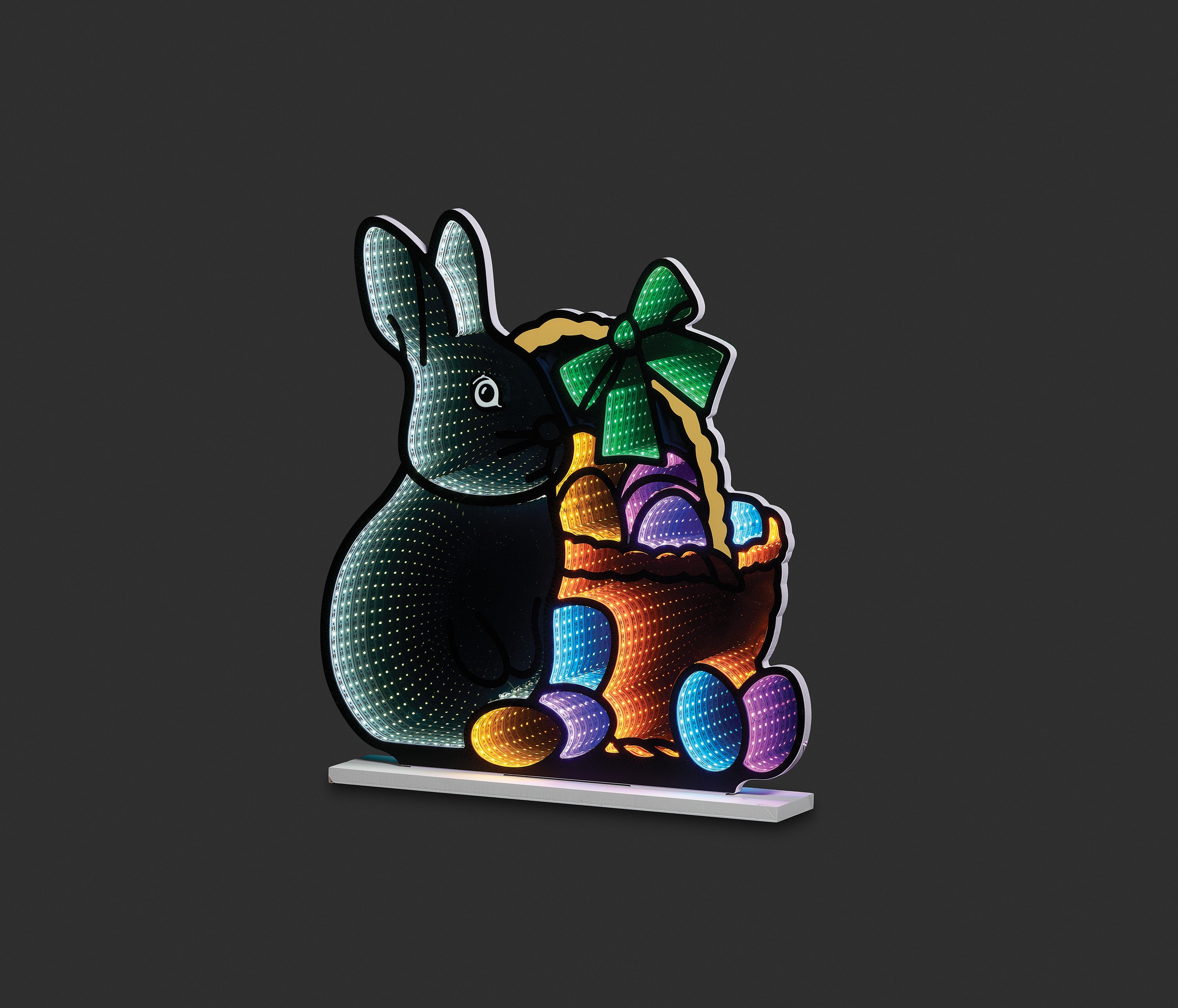 Lighted Easter Bunny with Basket