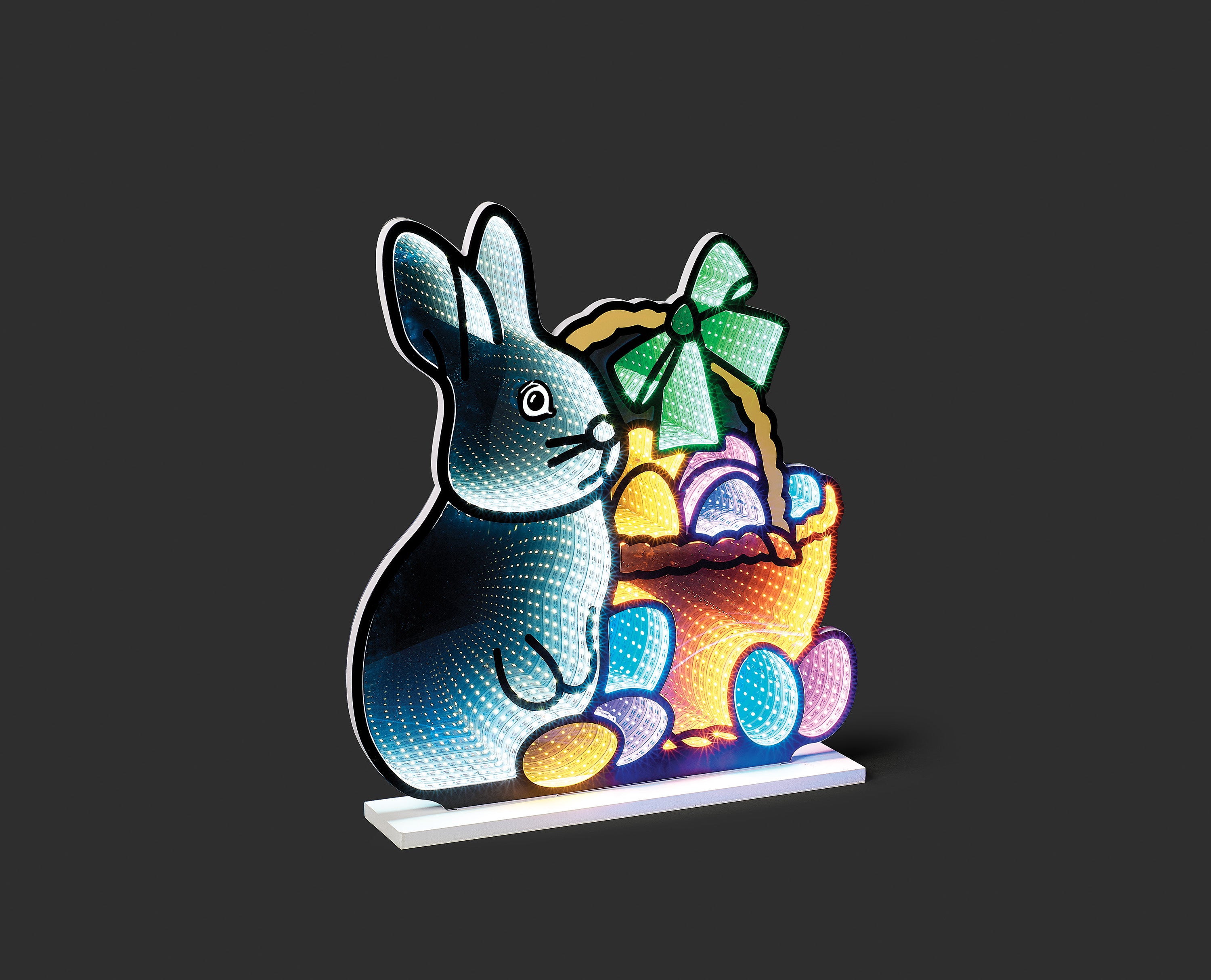 Lighted Easter Bunny with Basket