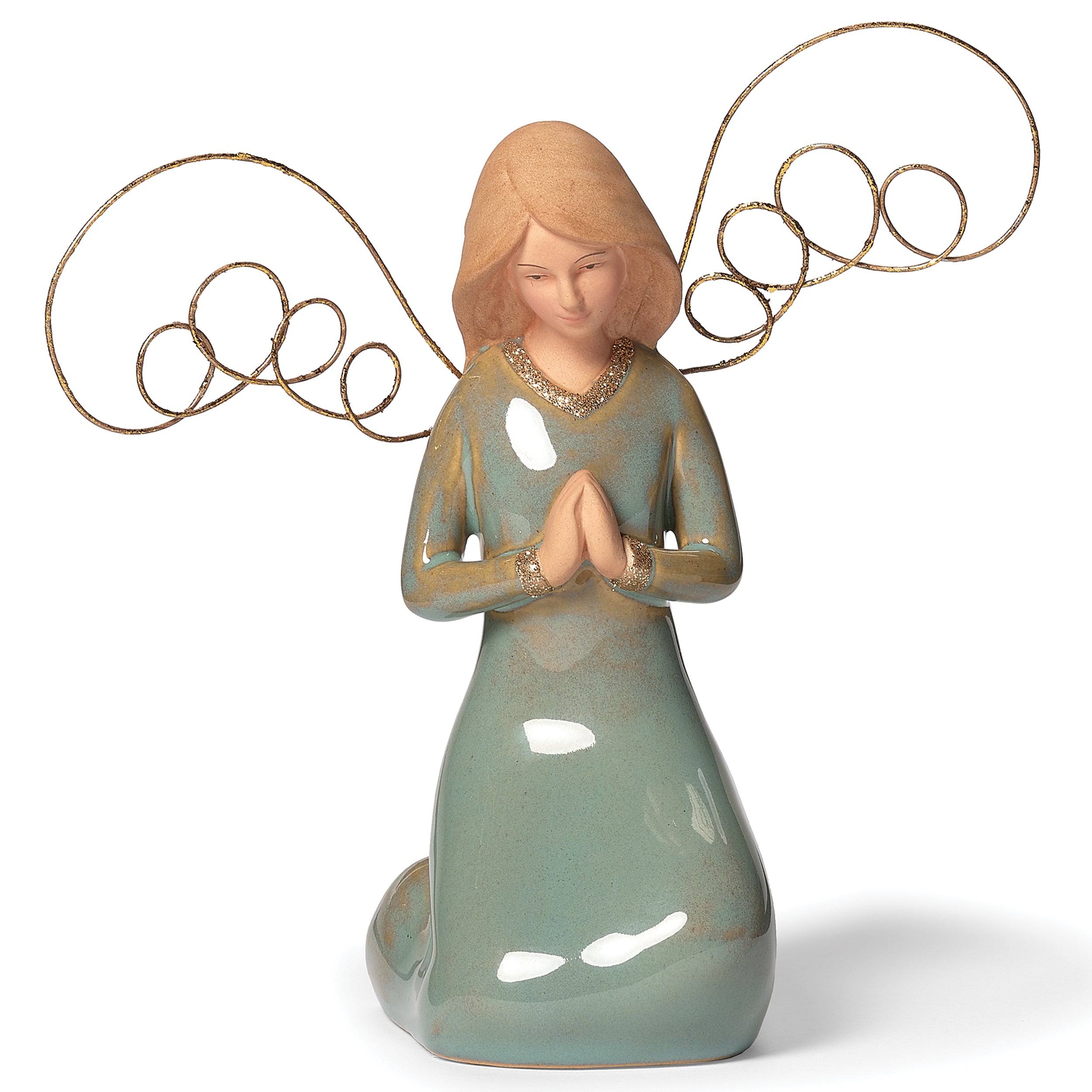 Kneeling Praying Angel Figure