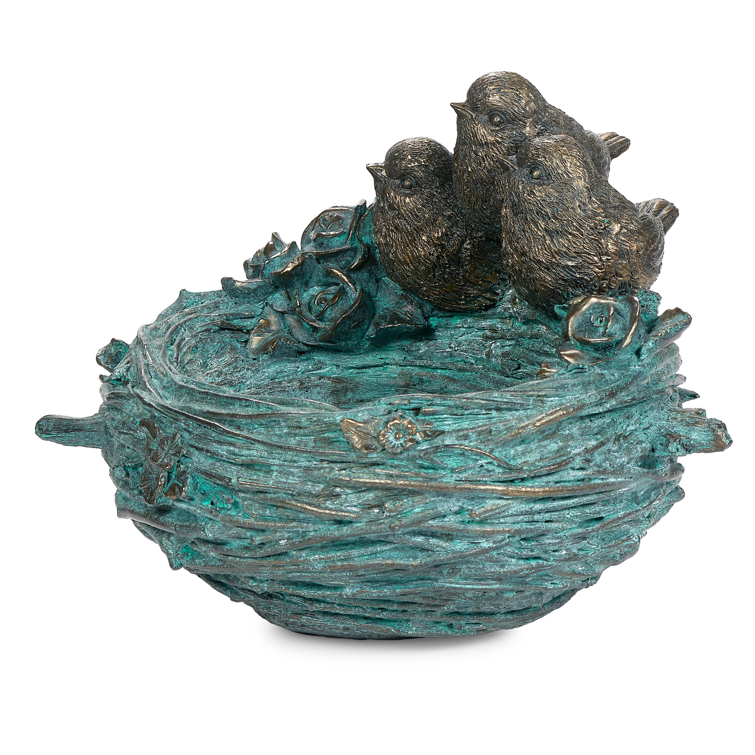 Three Birds Nest Bird Feeder