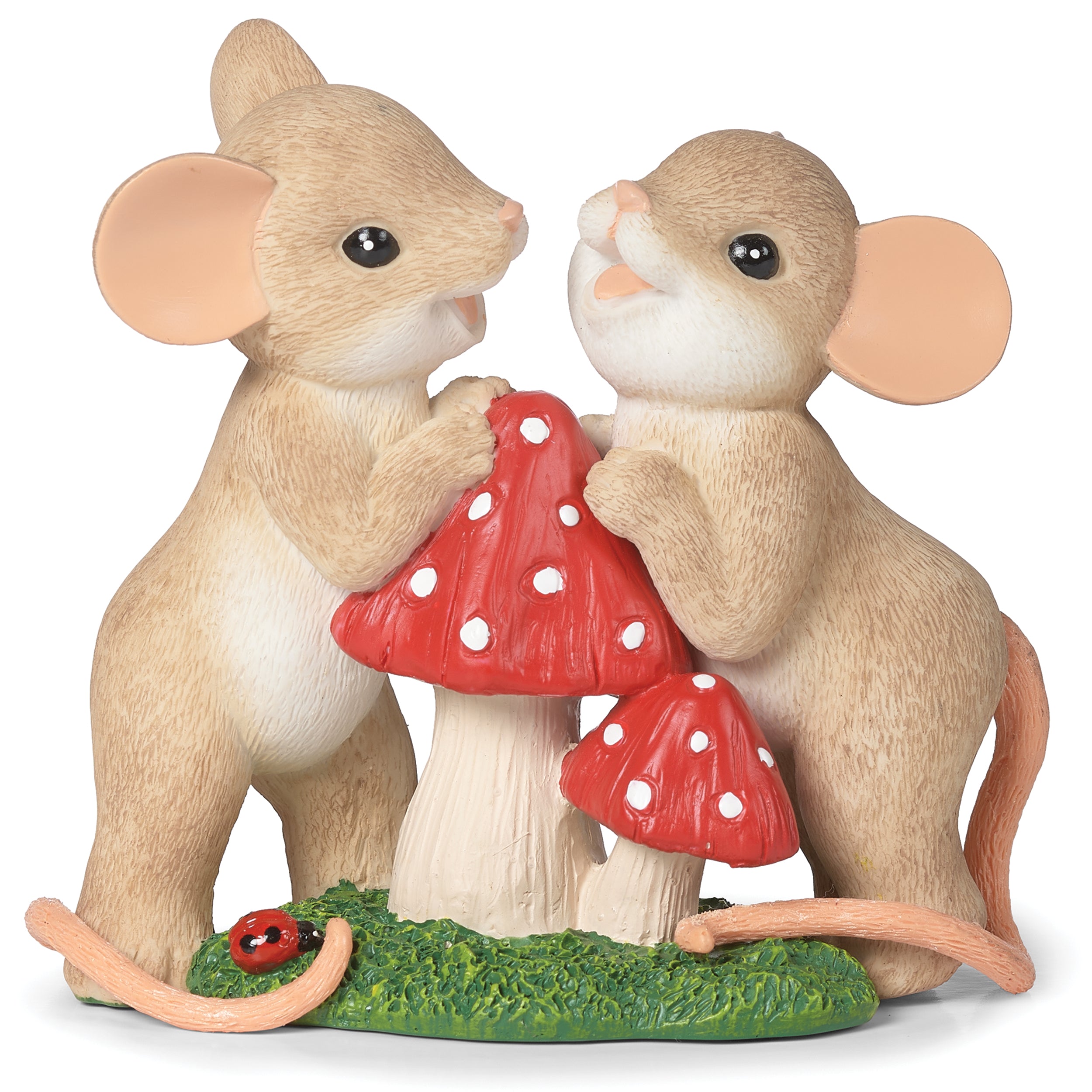 Charming Tails Mushroom in my Heart Figure