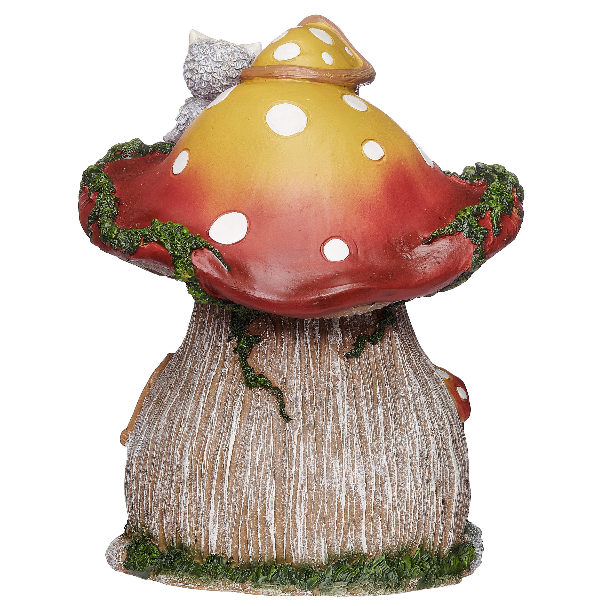 Hoot Hut Mushroom House Garden Statue