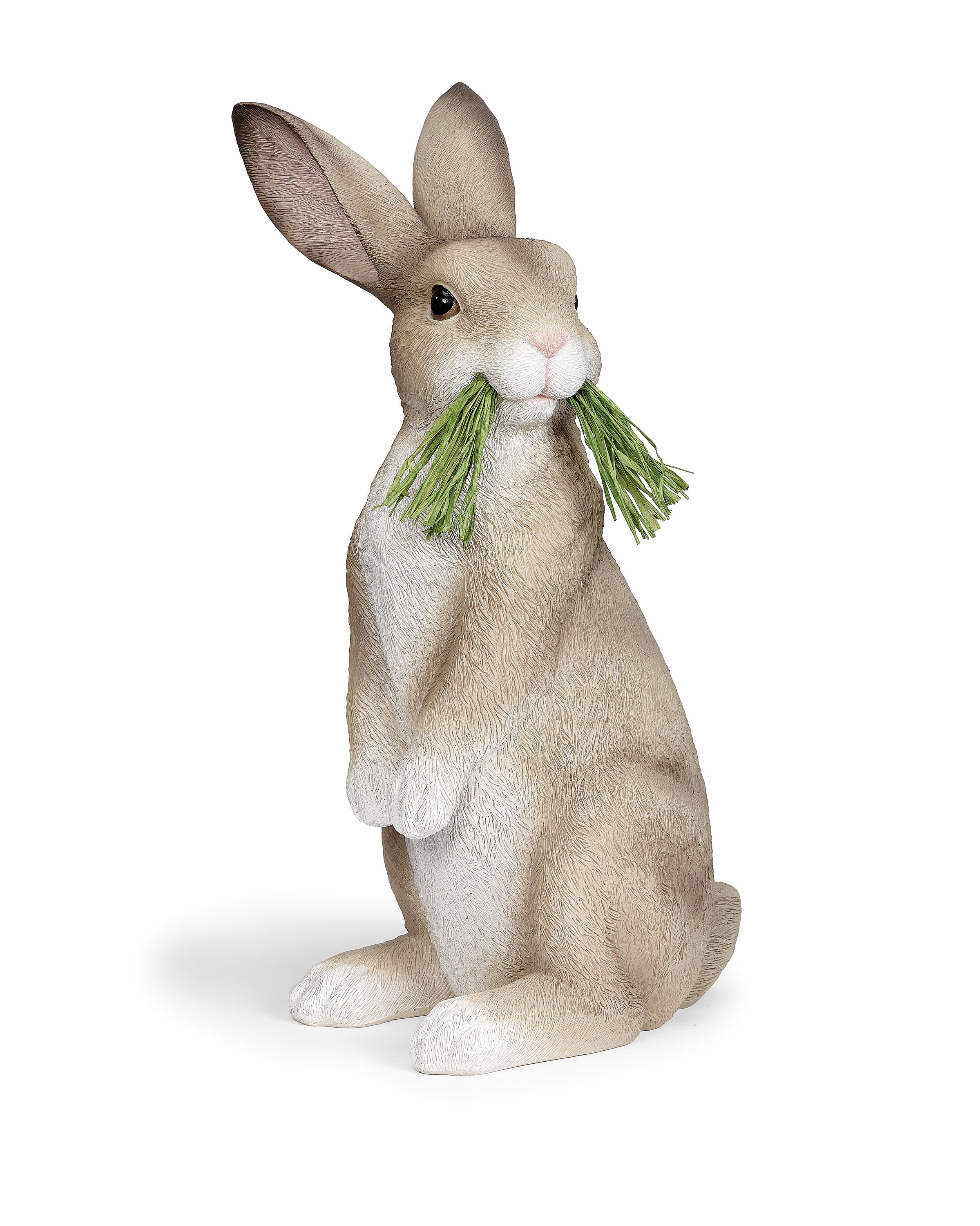Bunny Figure with Grass in Mouth