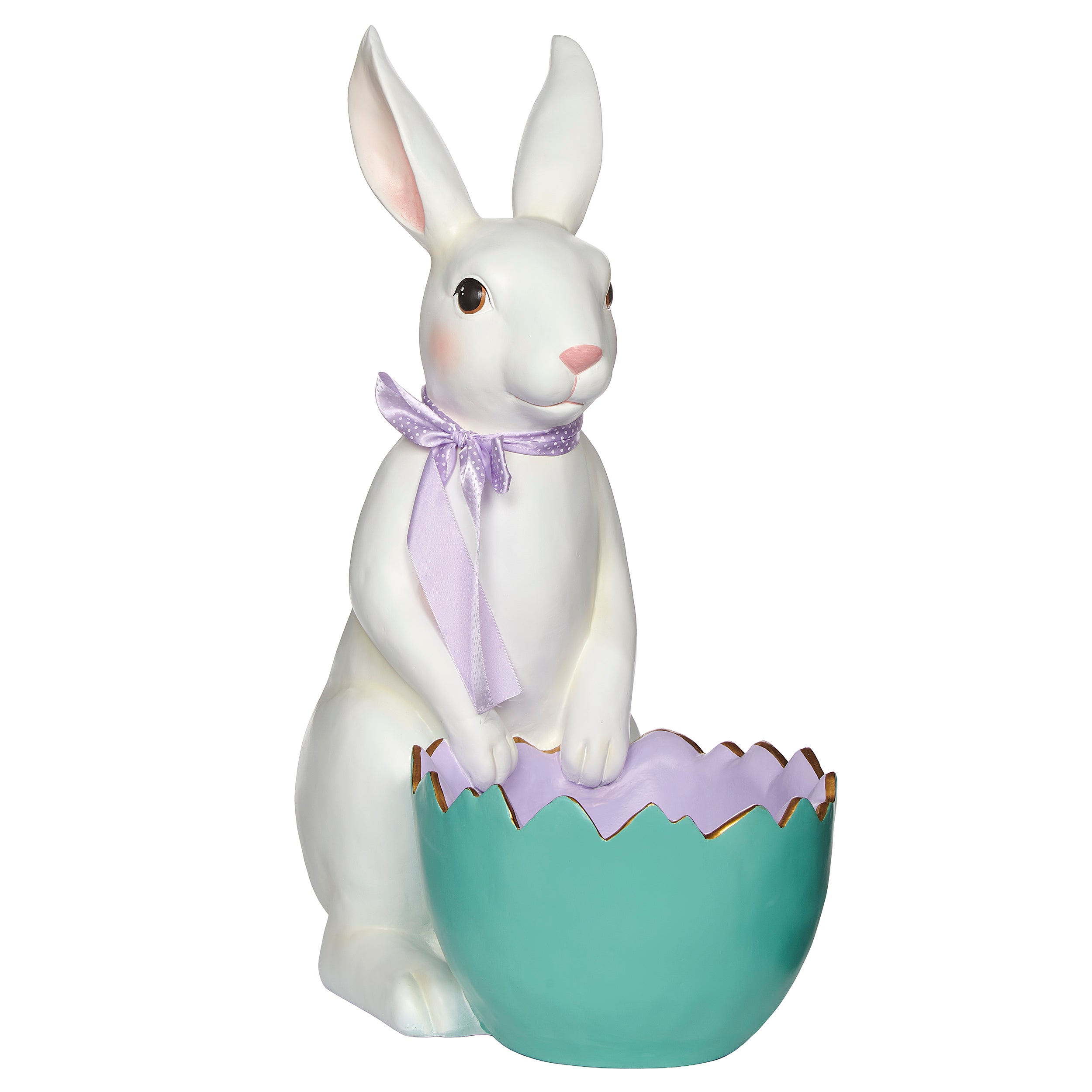 Bunny with Egg Planter