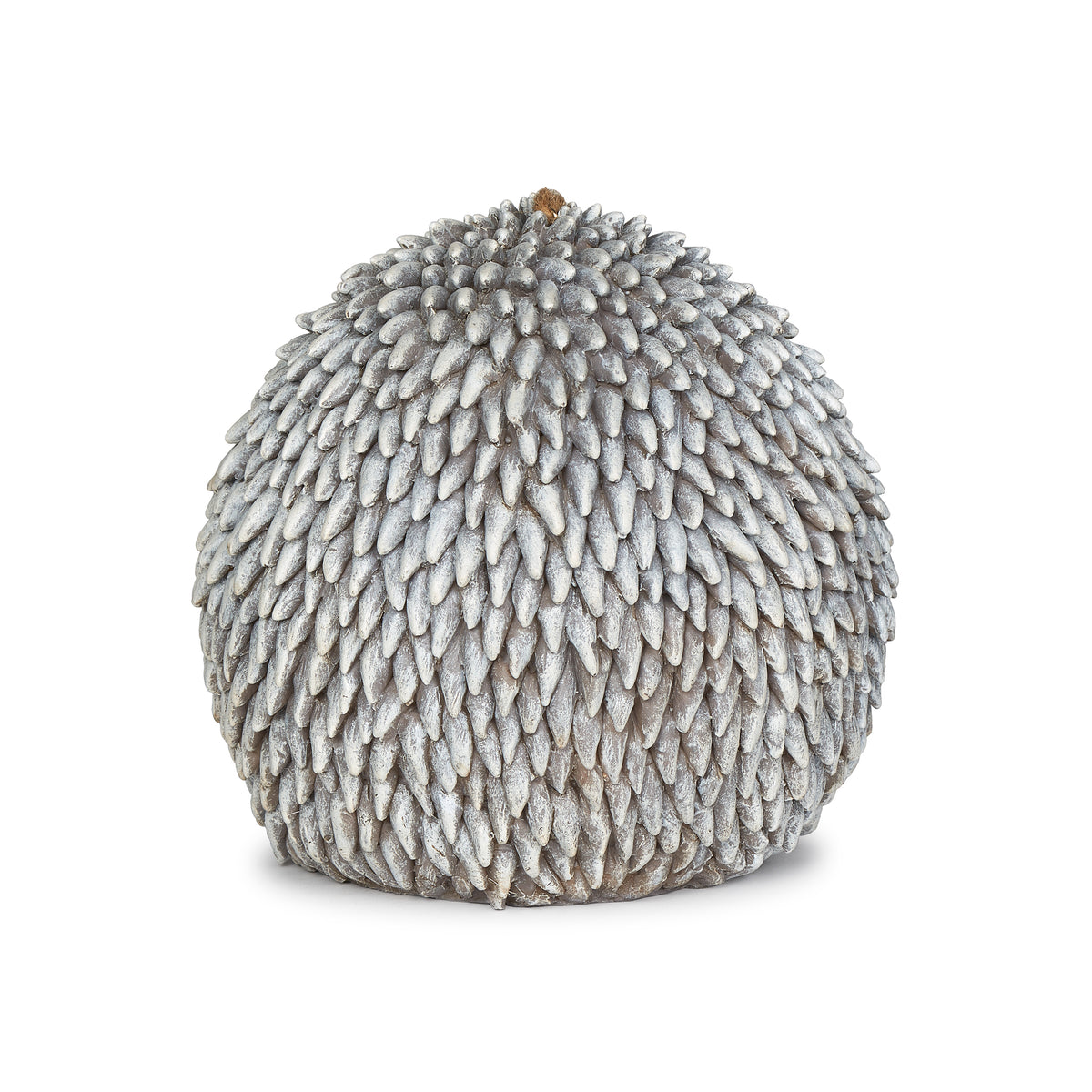 Back view of Pudgy Pals Hedgehog Birdhouse showing the rounded body and dense sculpted quill texture