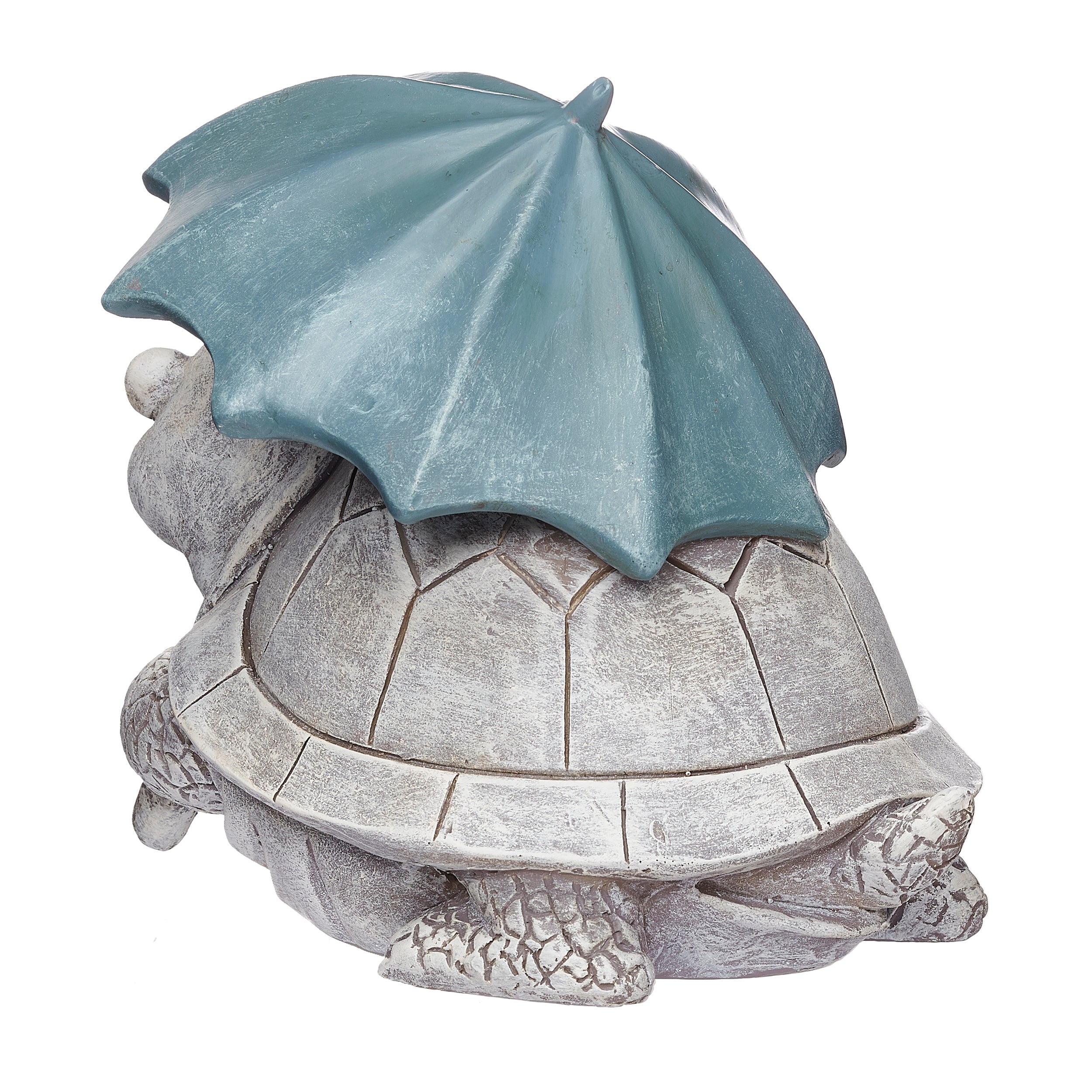 Turtle with Umbrella Garden Statue – Pudgy Pals