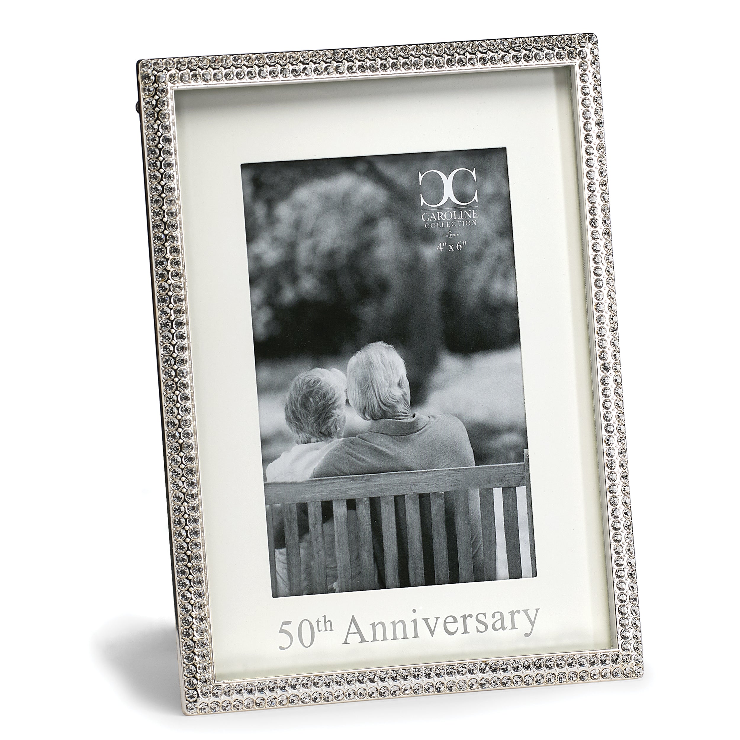 Caroline Collection 50th Anniversary Rhinestone Frame