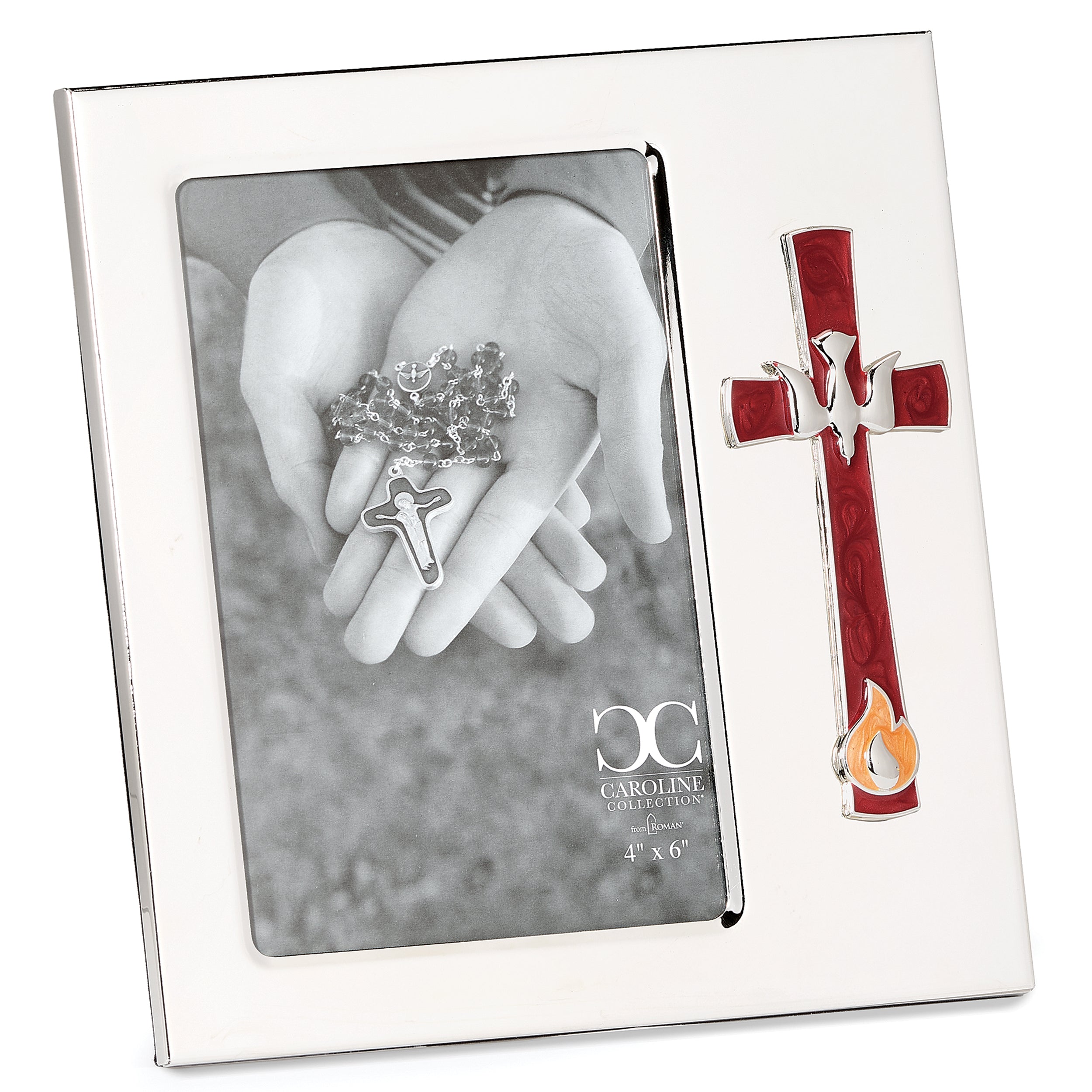 Caroline Collection Confirmation Frame with Red Cross