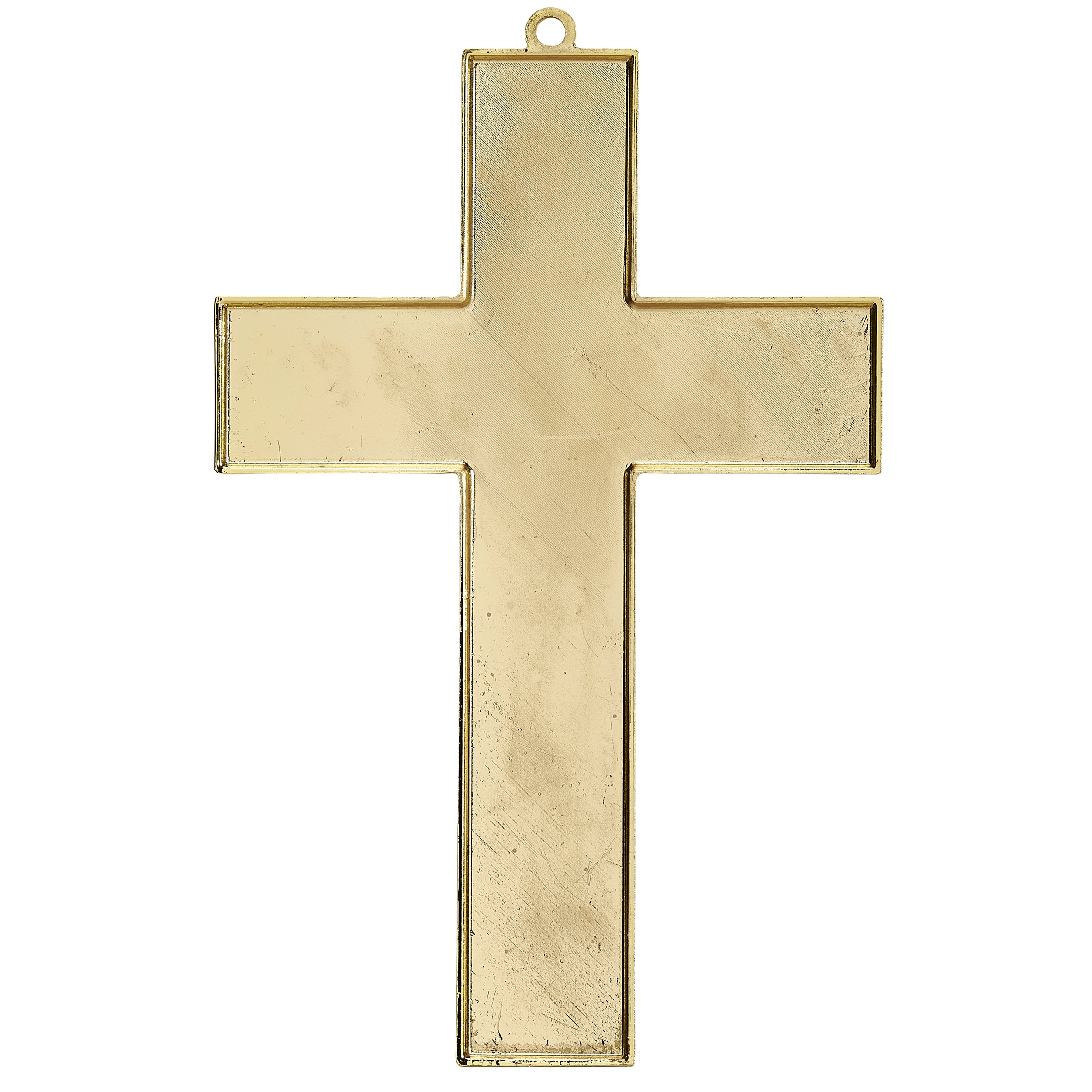50th Anniversary Wall Cross with Gold Rings