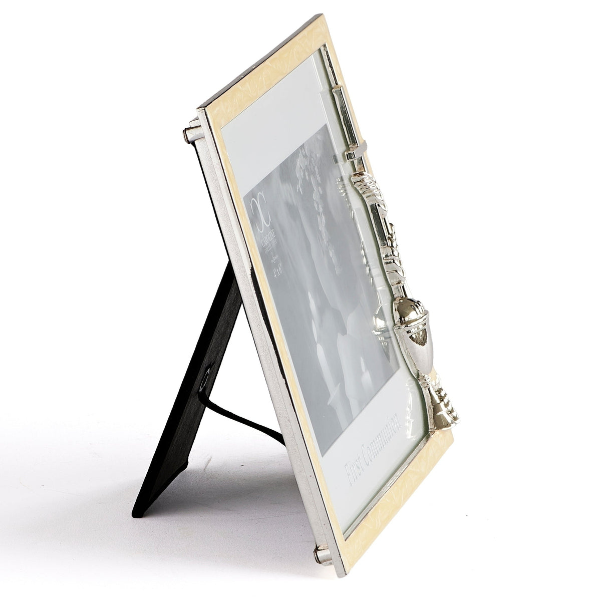 Caroline Collection First Communion Chalice & Wheat Motif Picture Frame