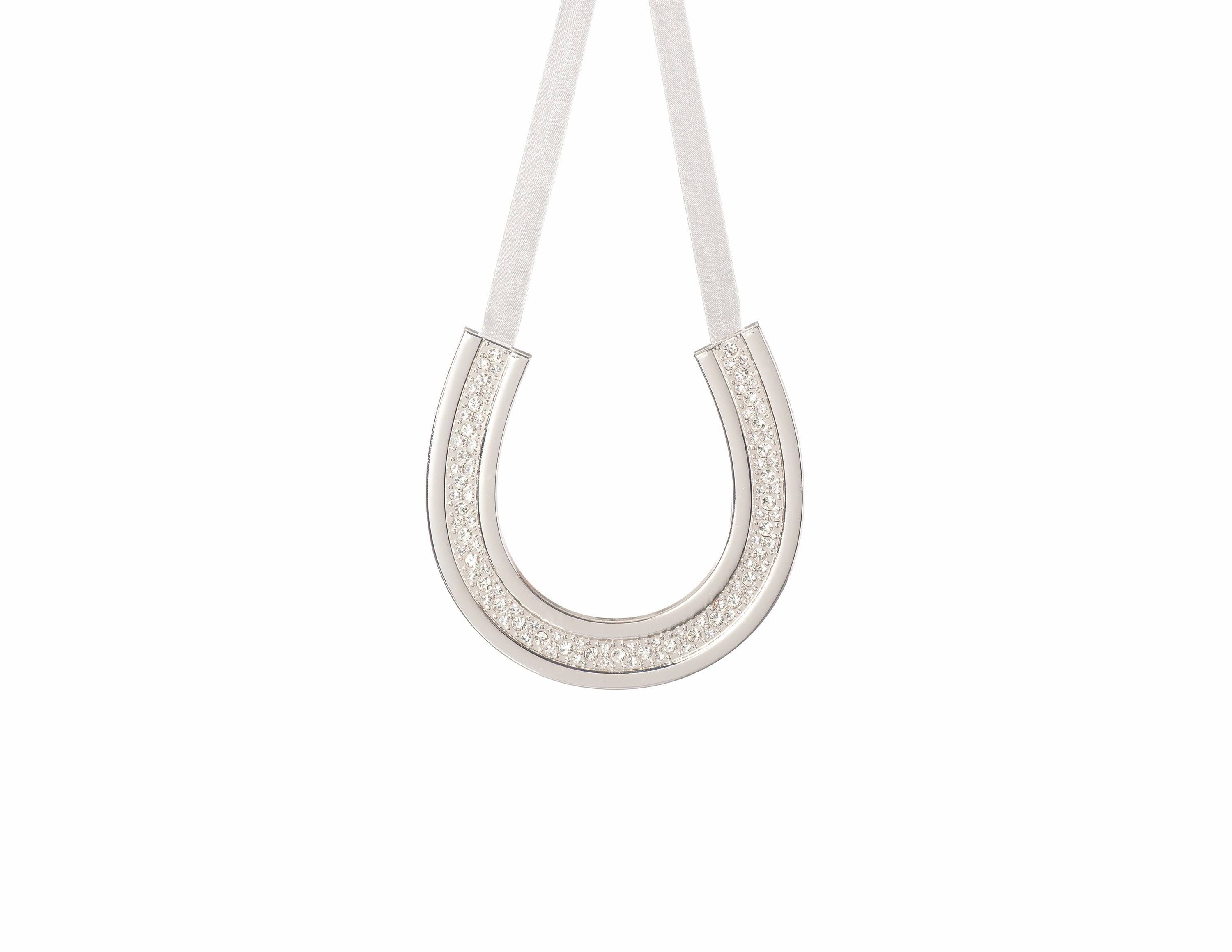 Lucky Horseshoe Hanger with Sparkling Stones