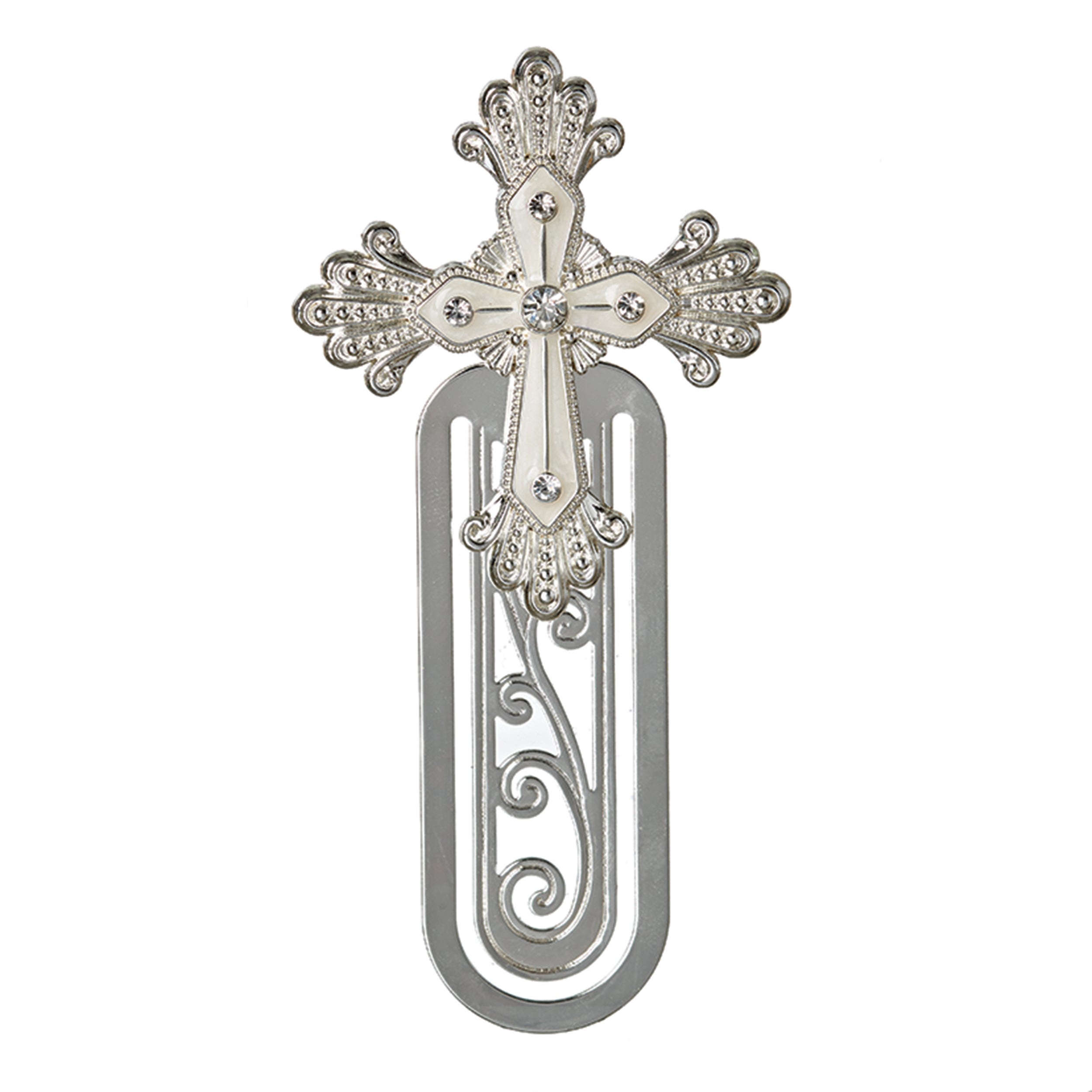 Caroline Collection Birthstone Jeweled Cross Bookmark