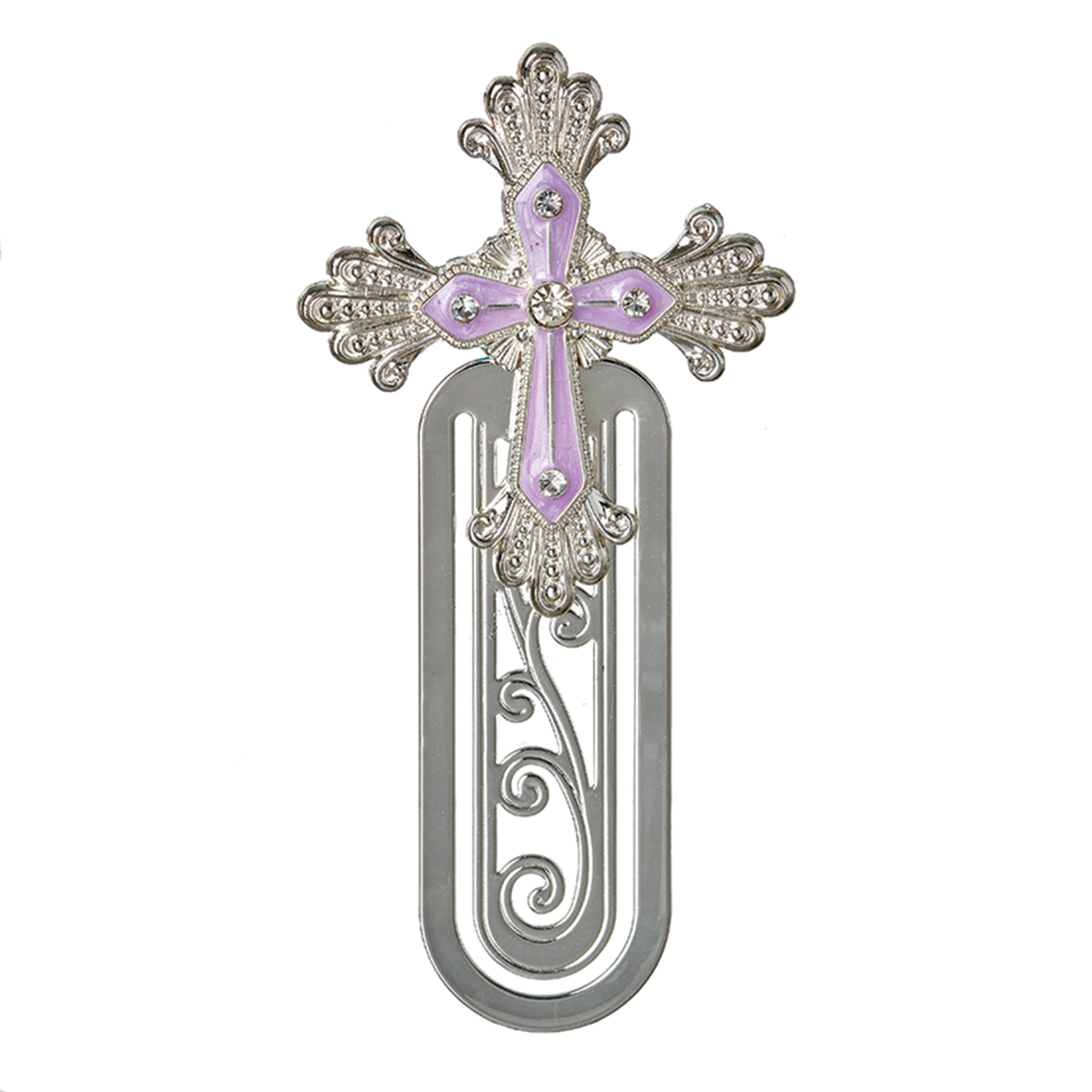 Caroline Collection Birthstone Jeweled Cross Bookmark