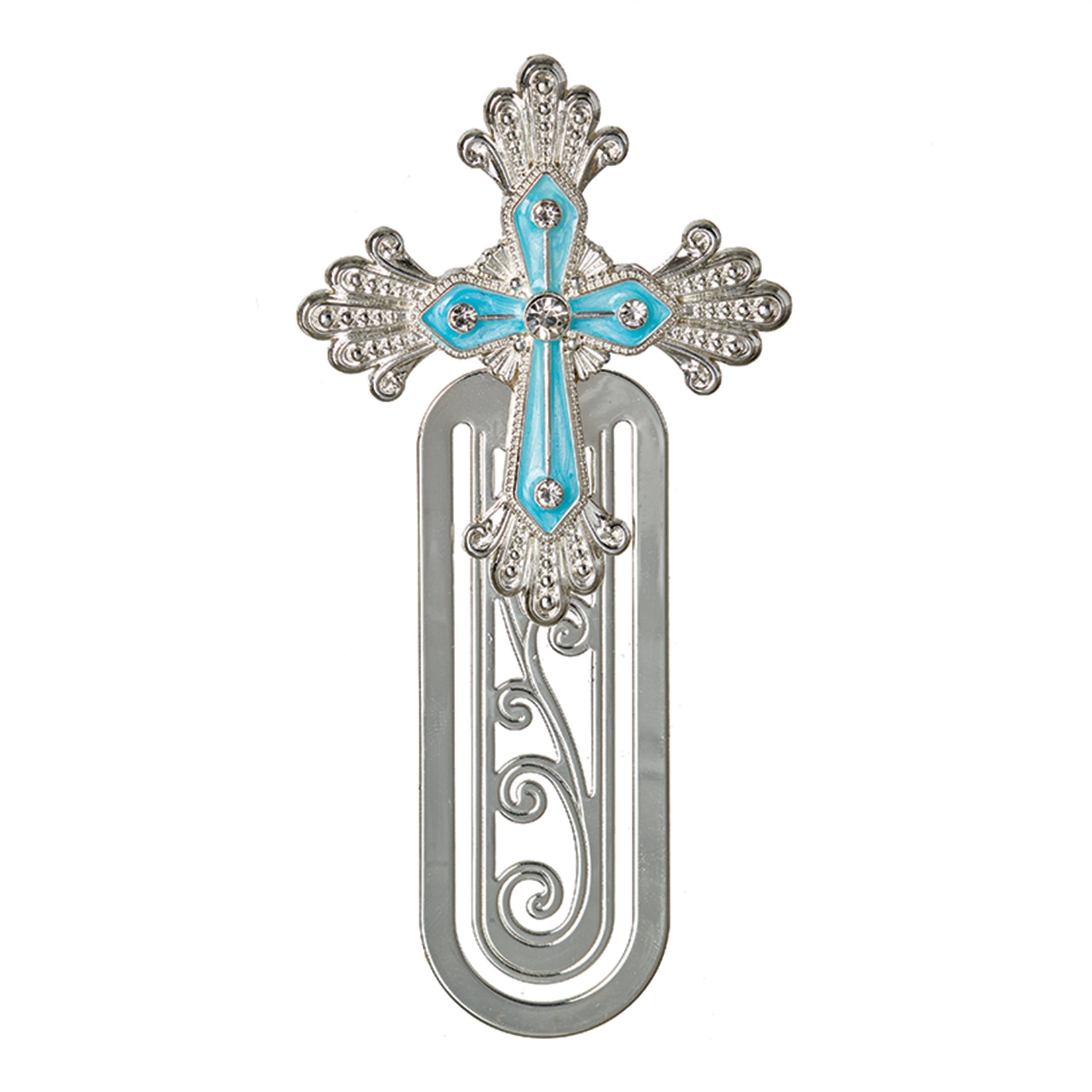 Caroline Collection Birthstone Jeweled Cross Bookmark