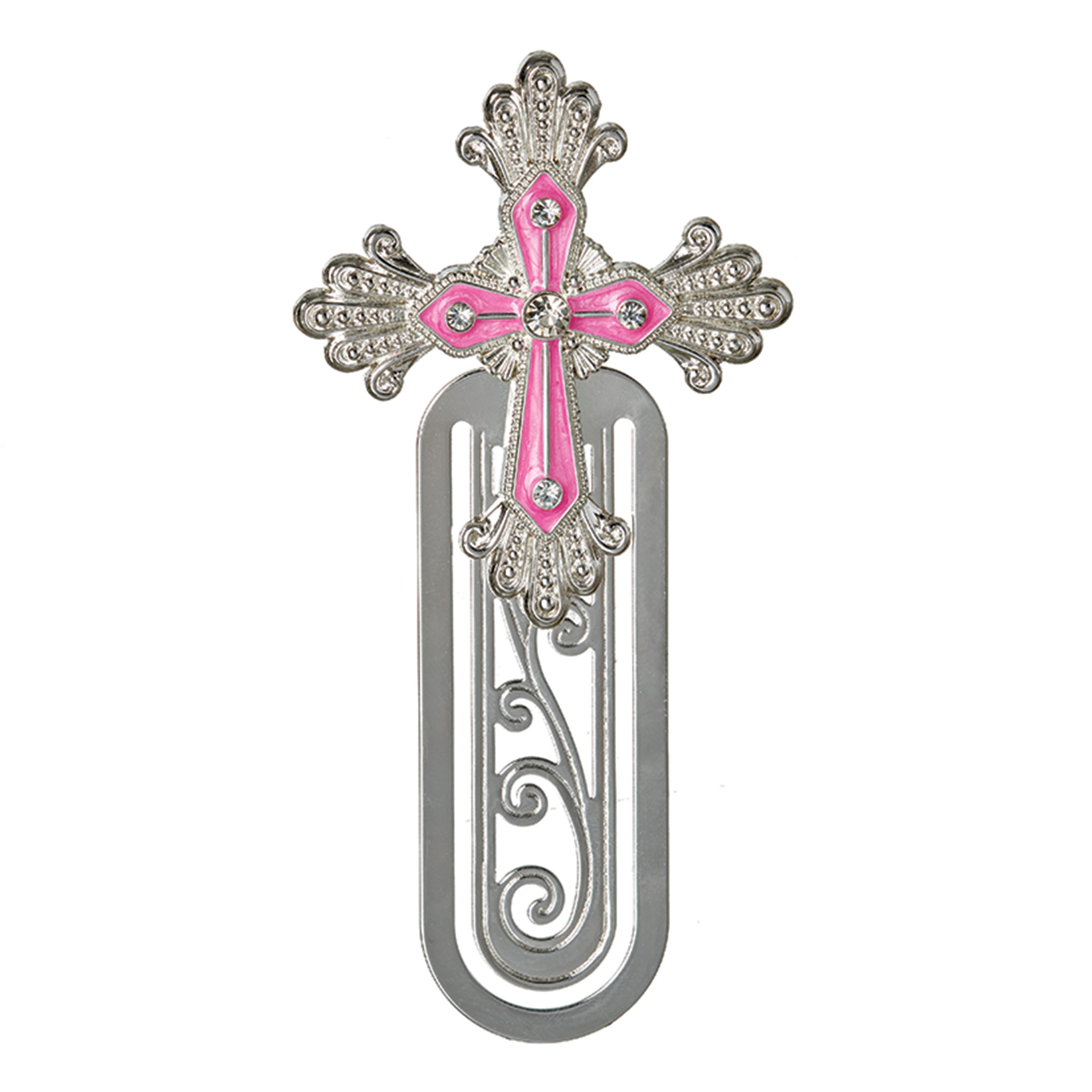 Caroline Collection Birthstone Jeweled Cross Bookmark