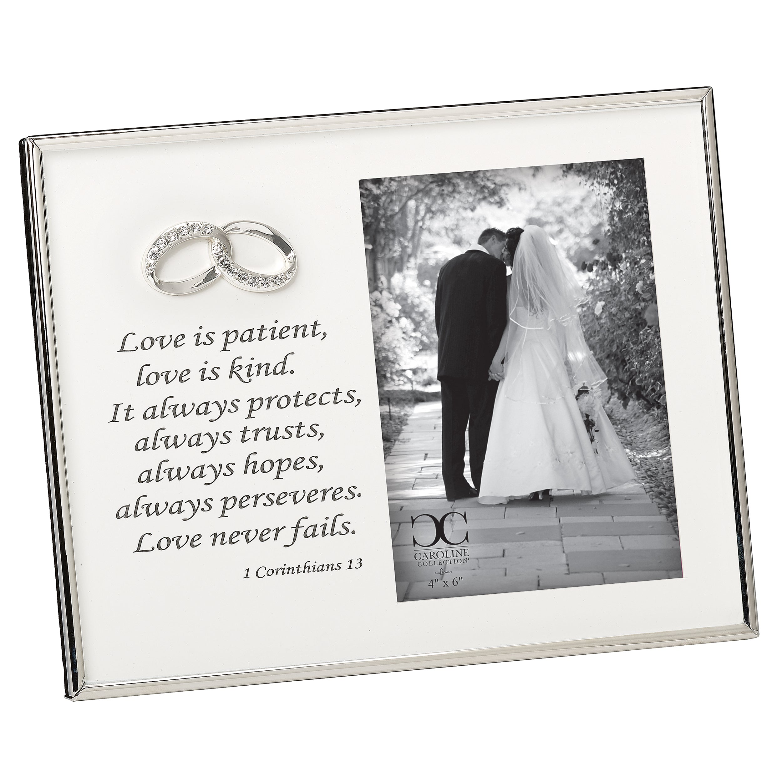 Caroline Collection "Love Is Patient" Wedding Frame