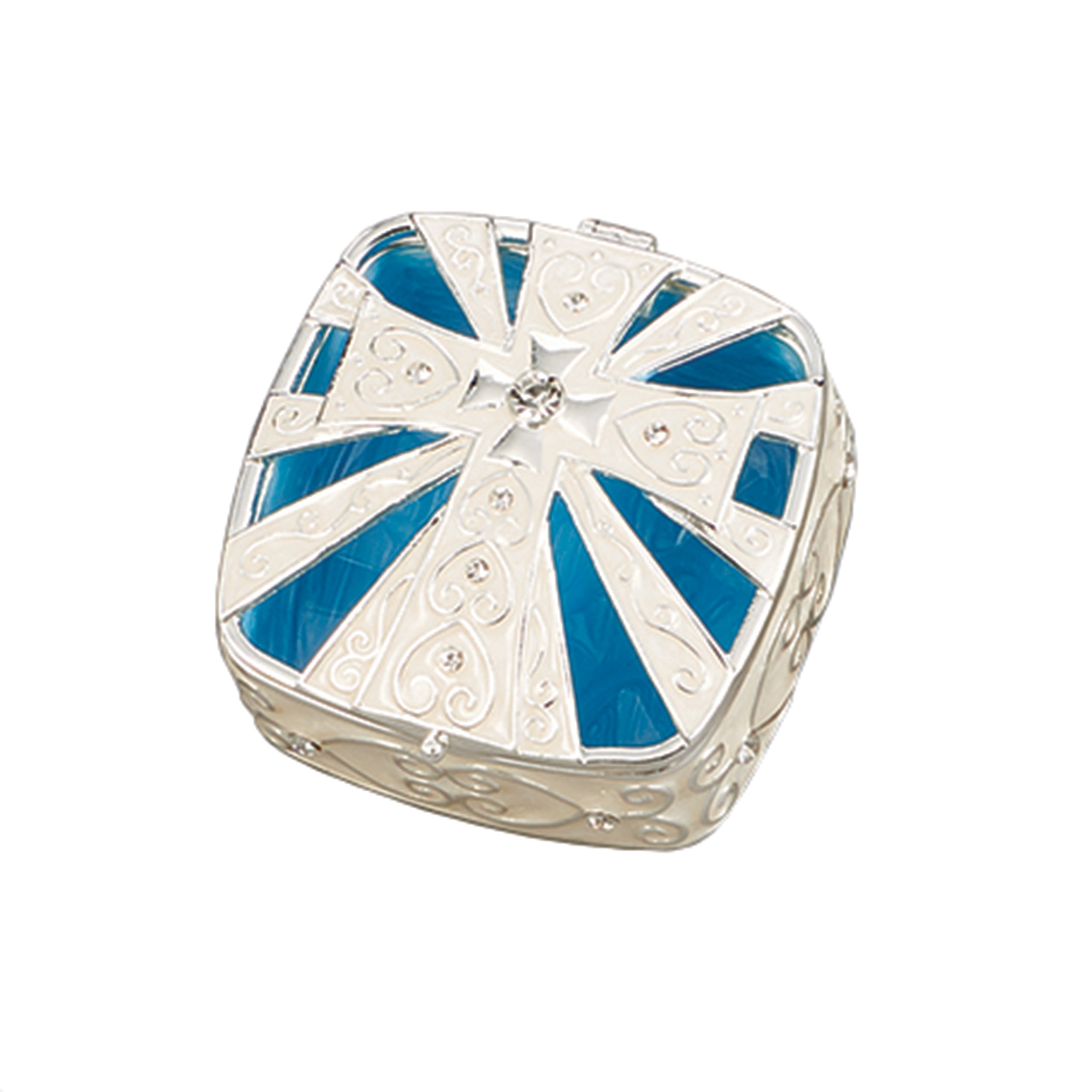 Caroline Collection Birthstone Cross Keepsake Box