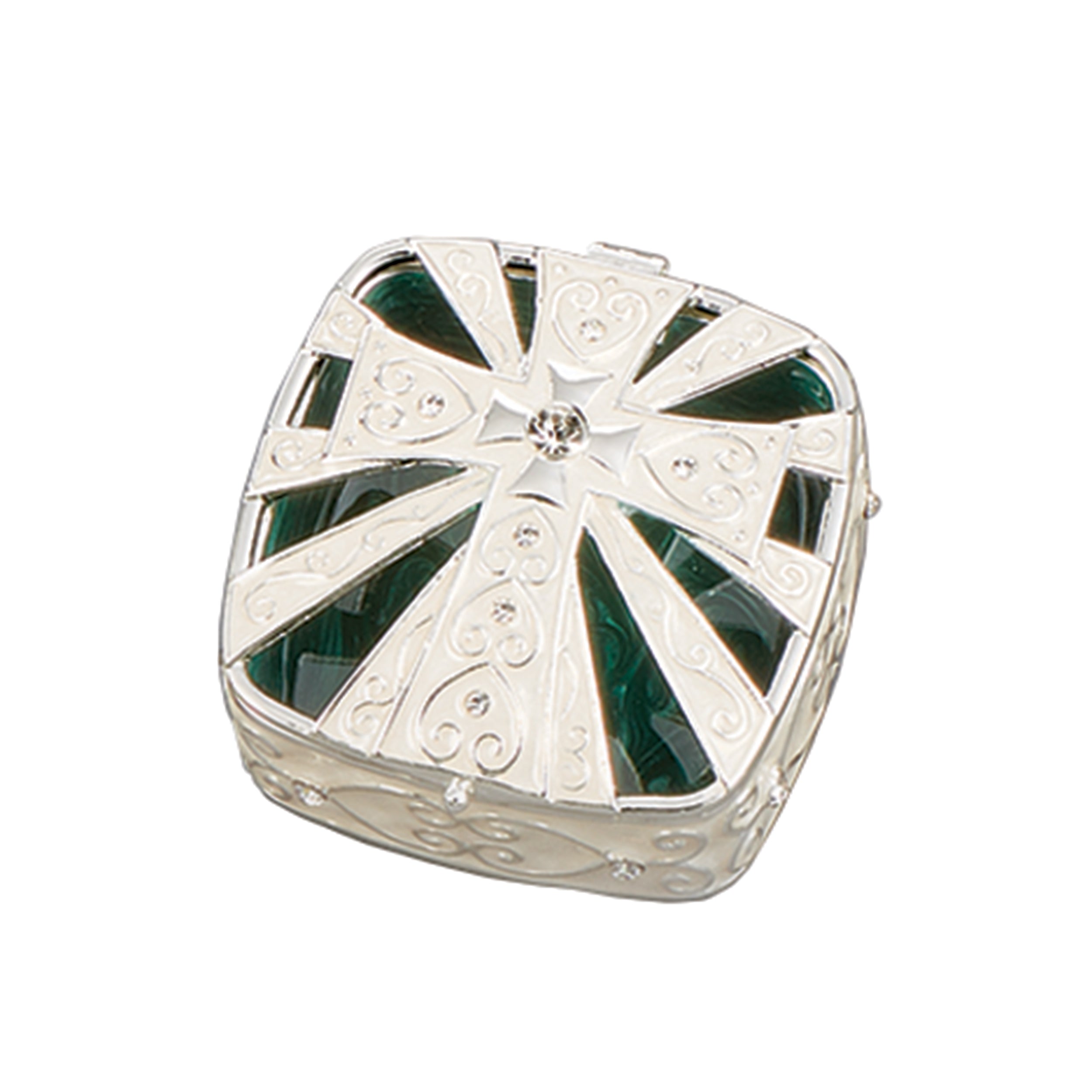 Caroline Collection Birthstone Cross Keepsake Box