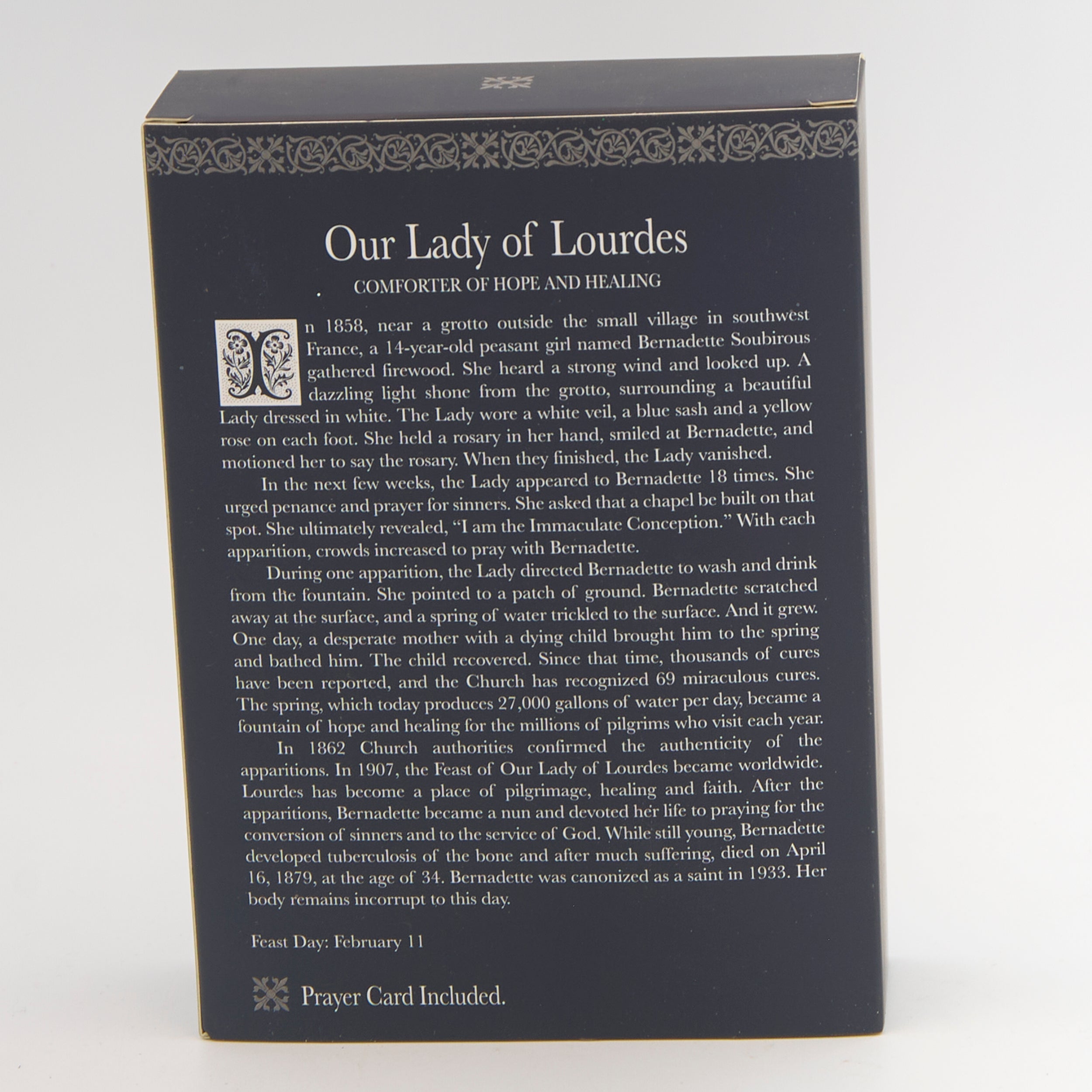 Our Lady of Lourdes Figure – Patrons & Protectors