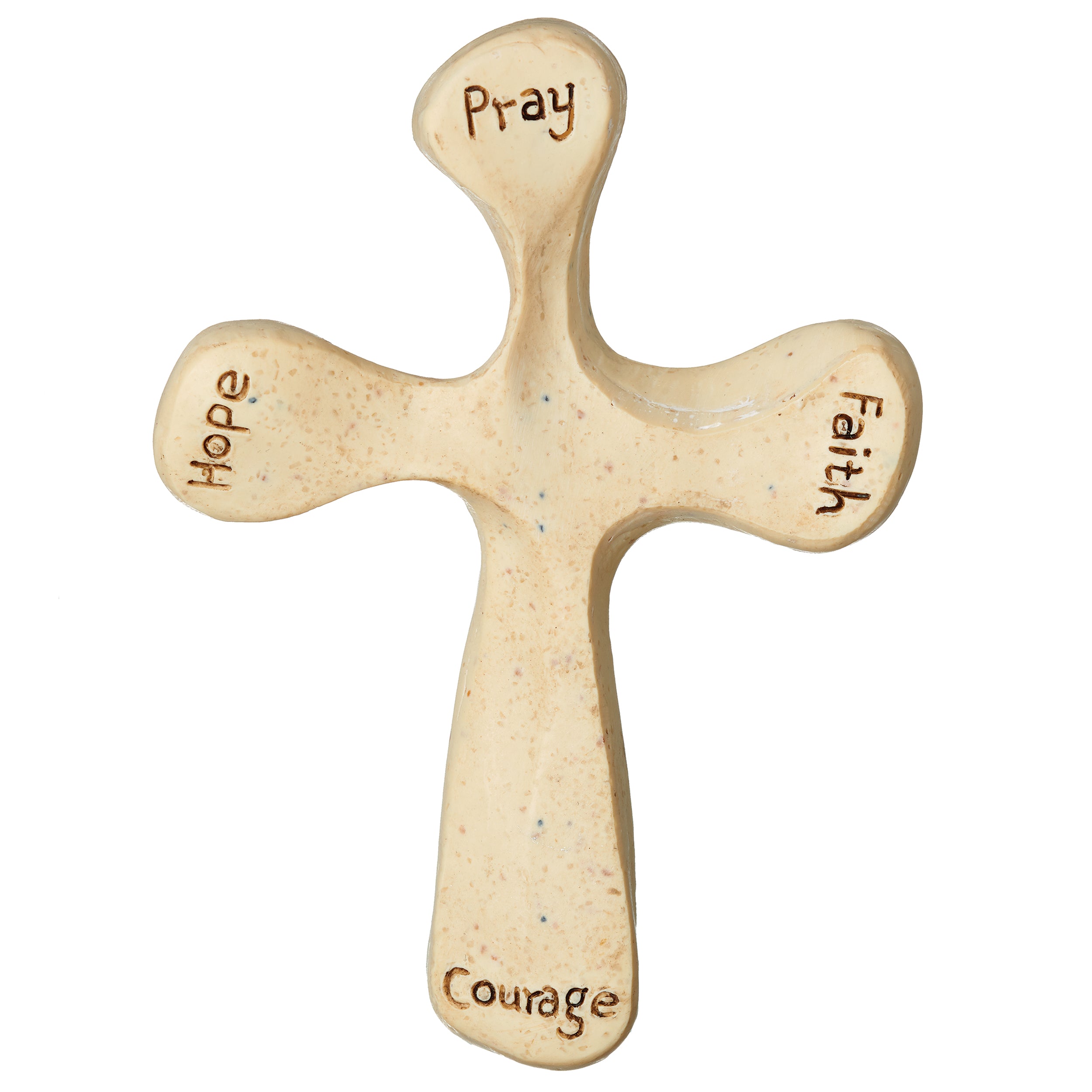Comfort Palm Cross with Inspirational Words