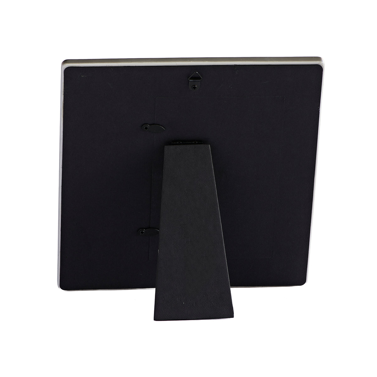 Back view of I am the Bread of Life First Communion Picture Frame showing the black backing and tabletop easel stand