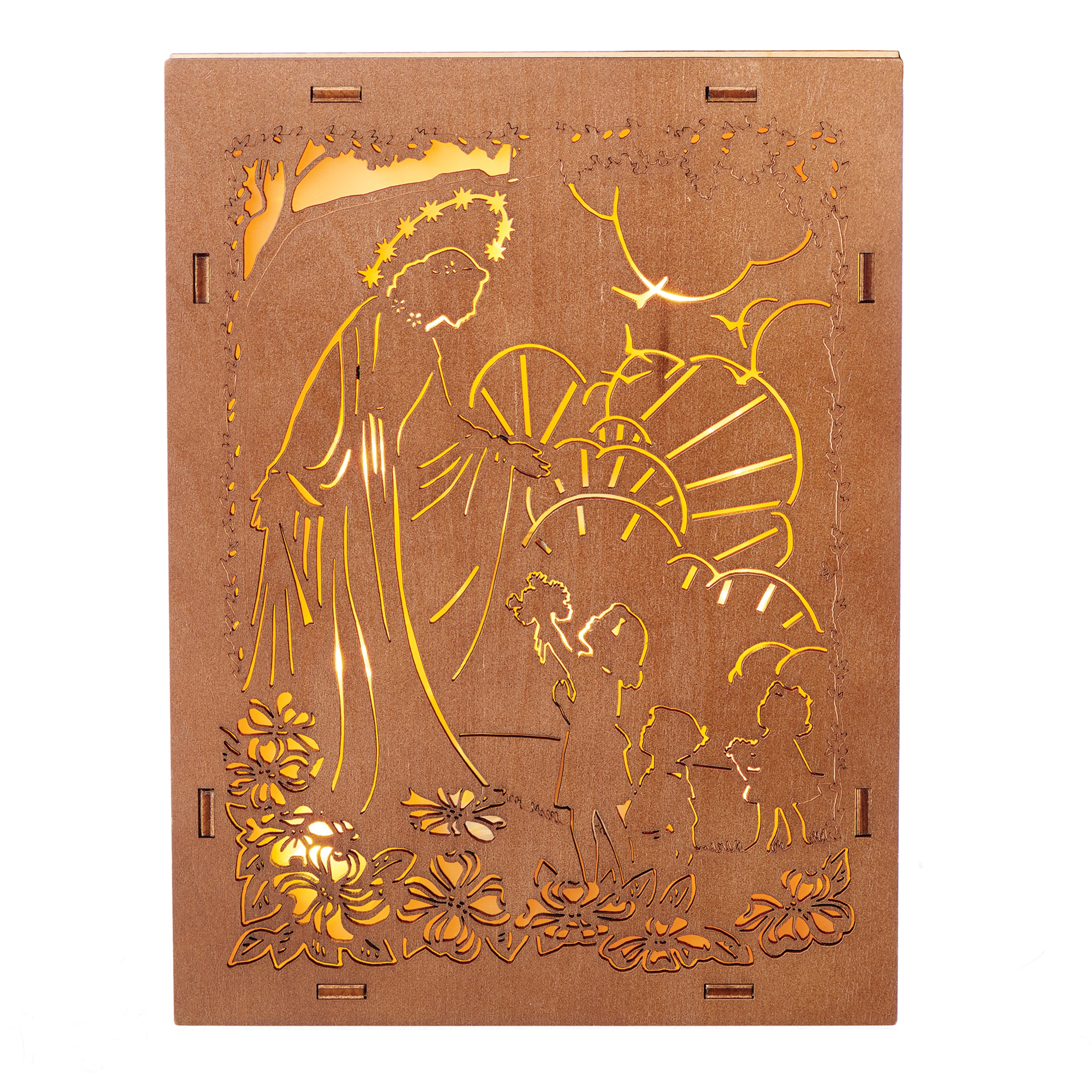 Our Lady of Fatima Laser Cut Table Decor