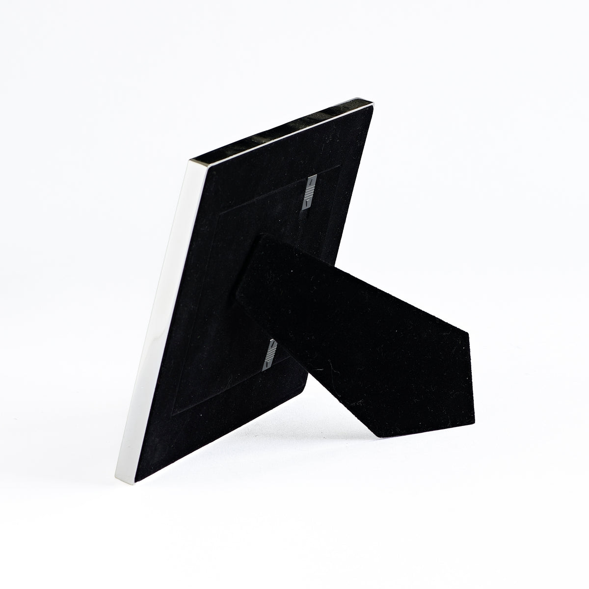 Side view of Caroline Collection First Communion Chalice Picture Frame showing the slim frame profile and easel stand