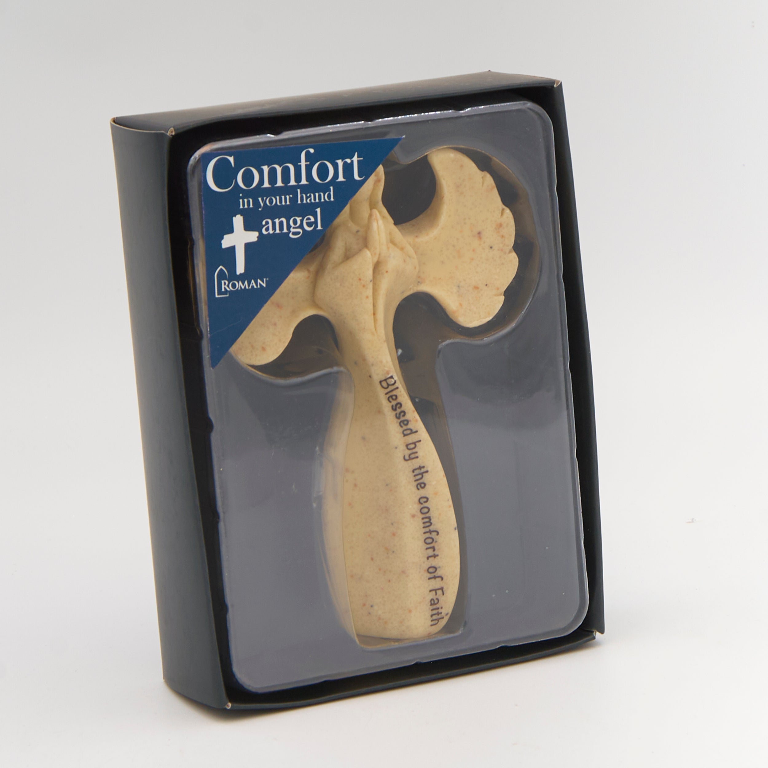 Comfort Angel with Blessed by the Comfort of Faith Inscription