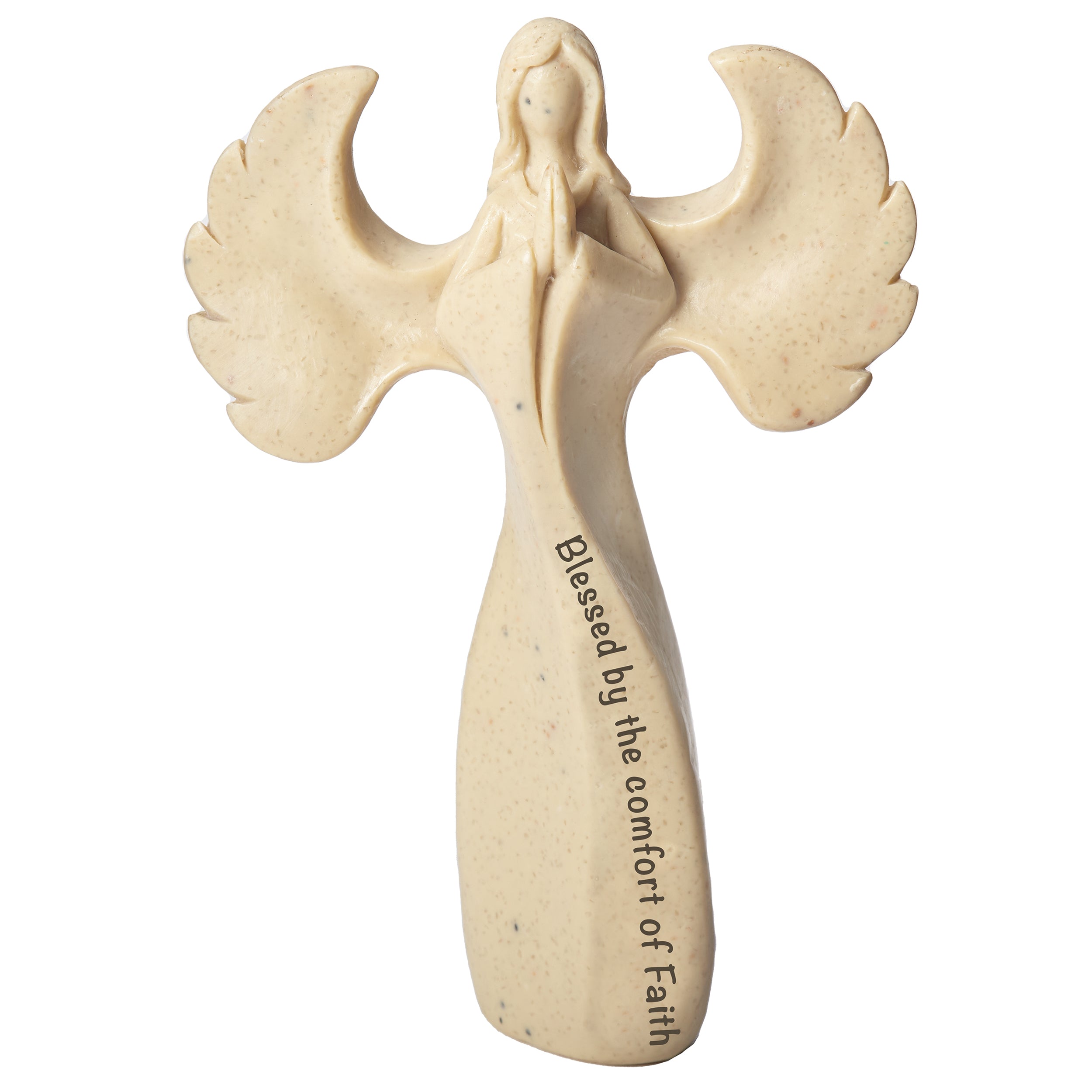 Comfort Angel with Blessed by the Comfort of Faith Inscription