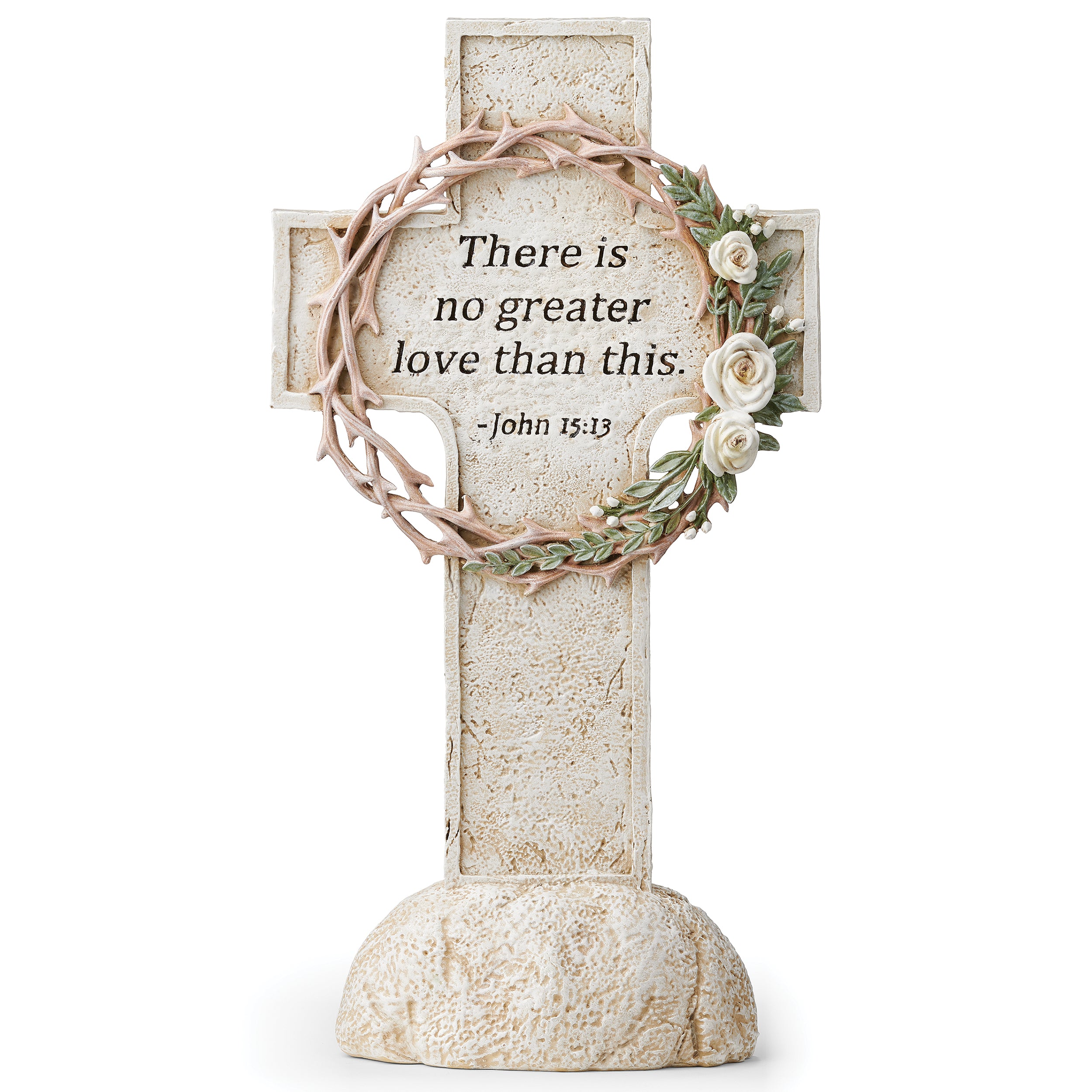 Crown of Thorns Table Cross- John 15:13