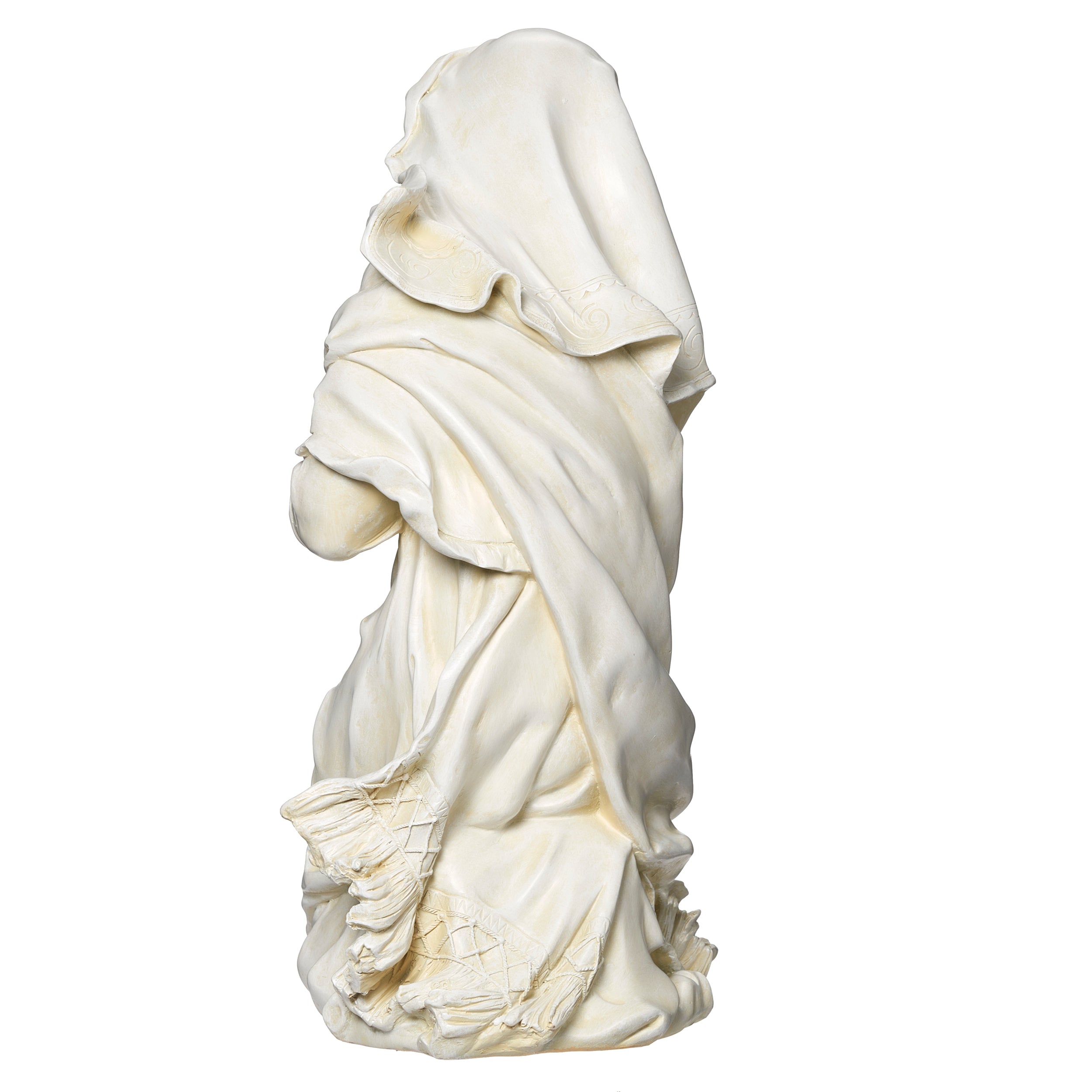 Joseph’s Studio Ivory Praying Mary Garden Statue - 27" Scale