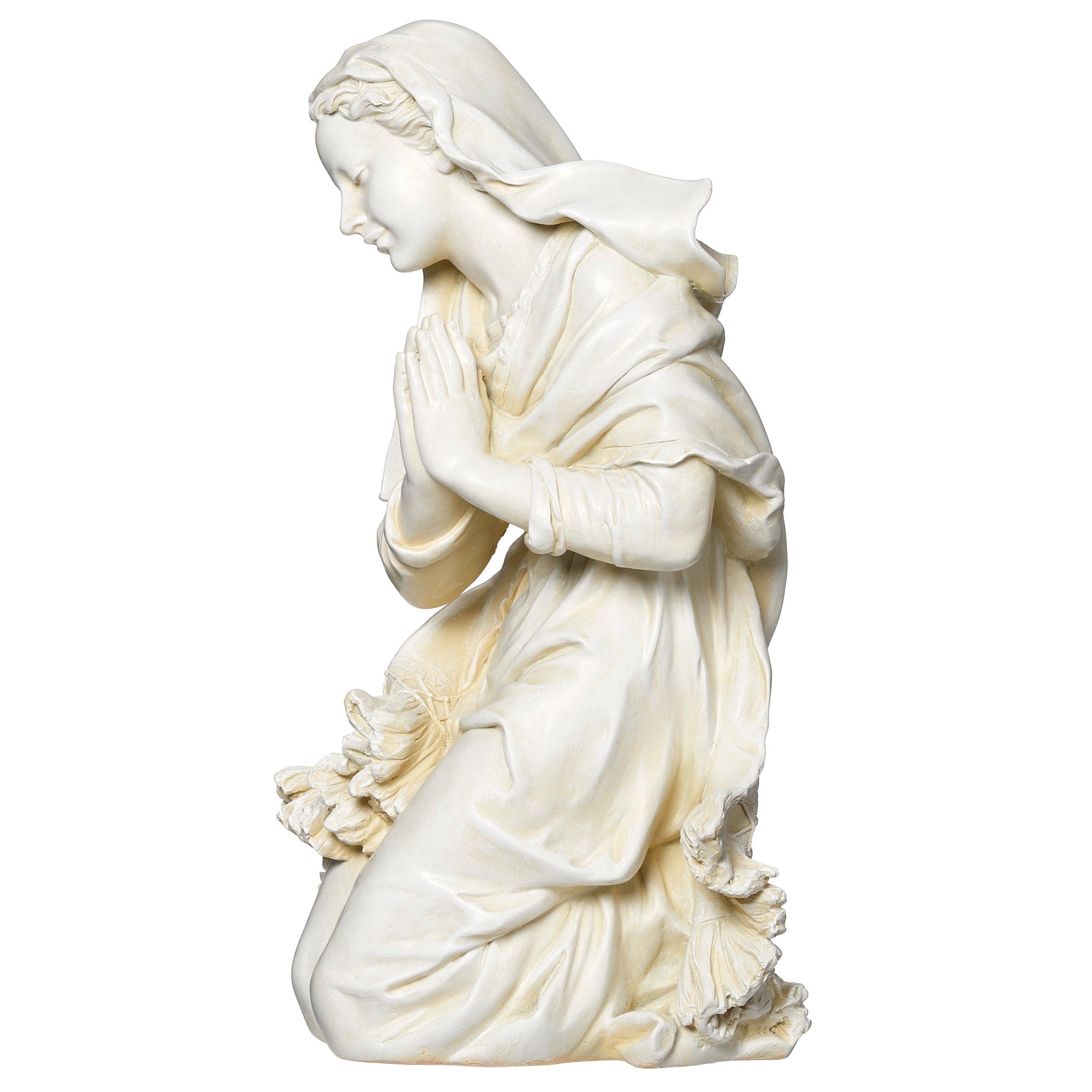 Joseph’s Studio Ivory Praying Mary Garden Statue - 27" Scale
