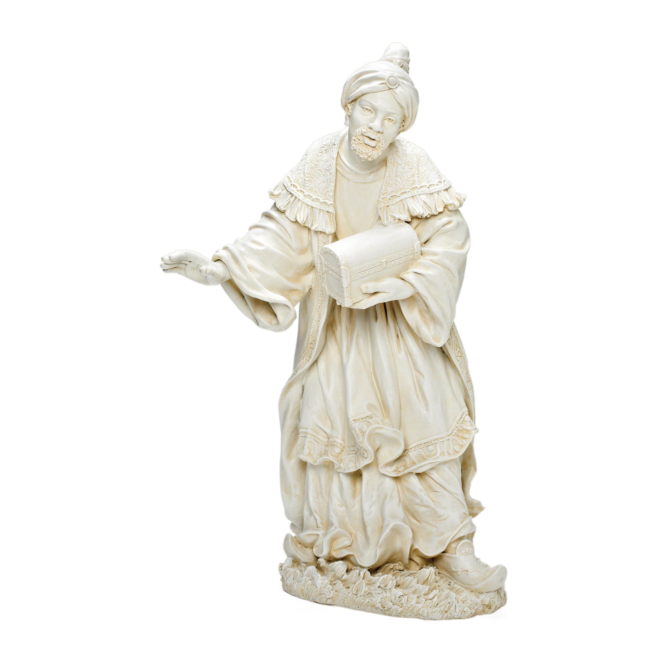Joseph’s Studio White Graceful King Balthazar - 27" Scale