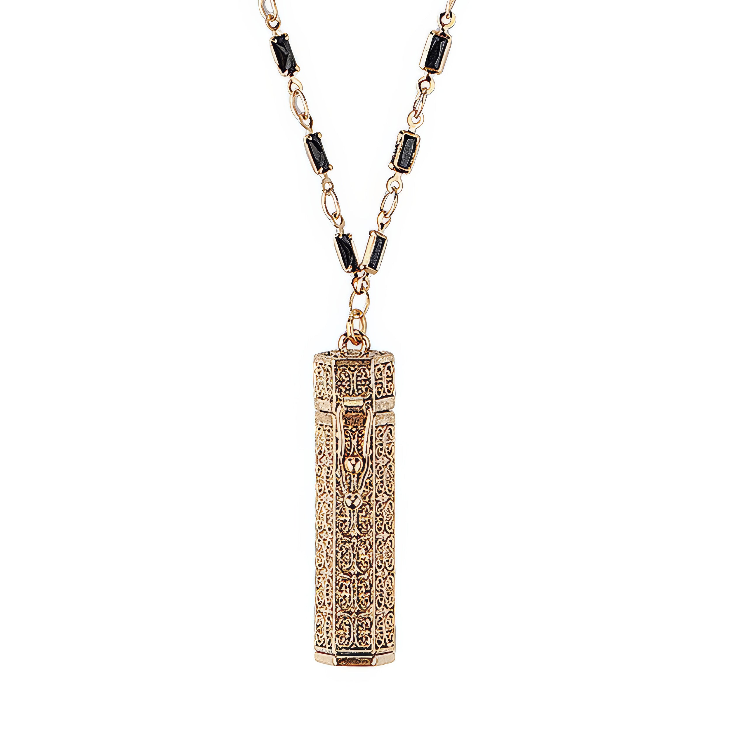 Alexa's Angels Whispers of Faith Prayer Box Necklace – Black Beads
