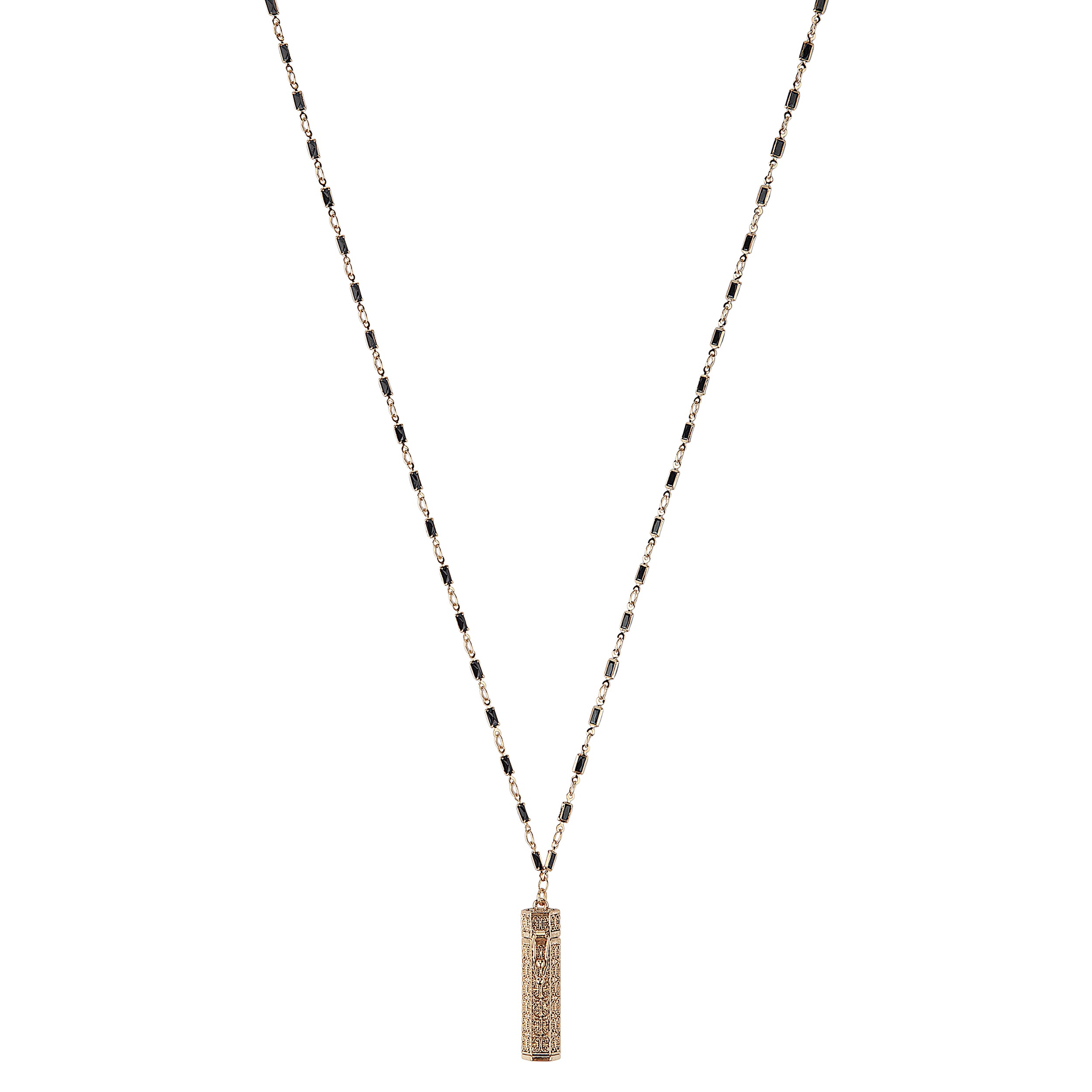 Alexa's Angels Whispers of Faith Prayer Box Necklace – Black Beads