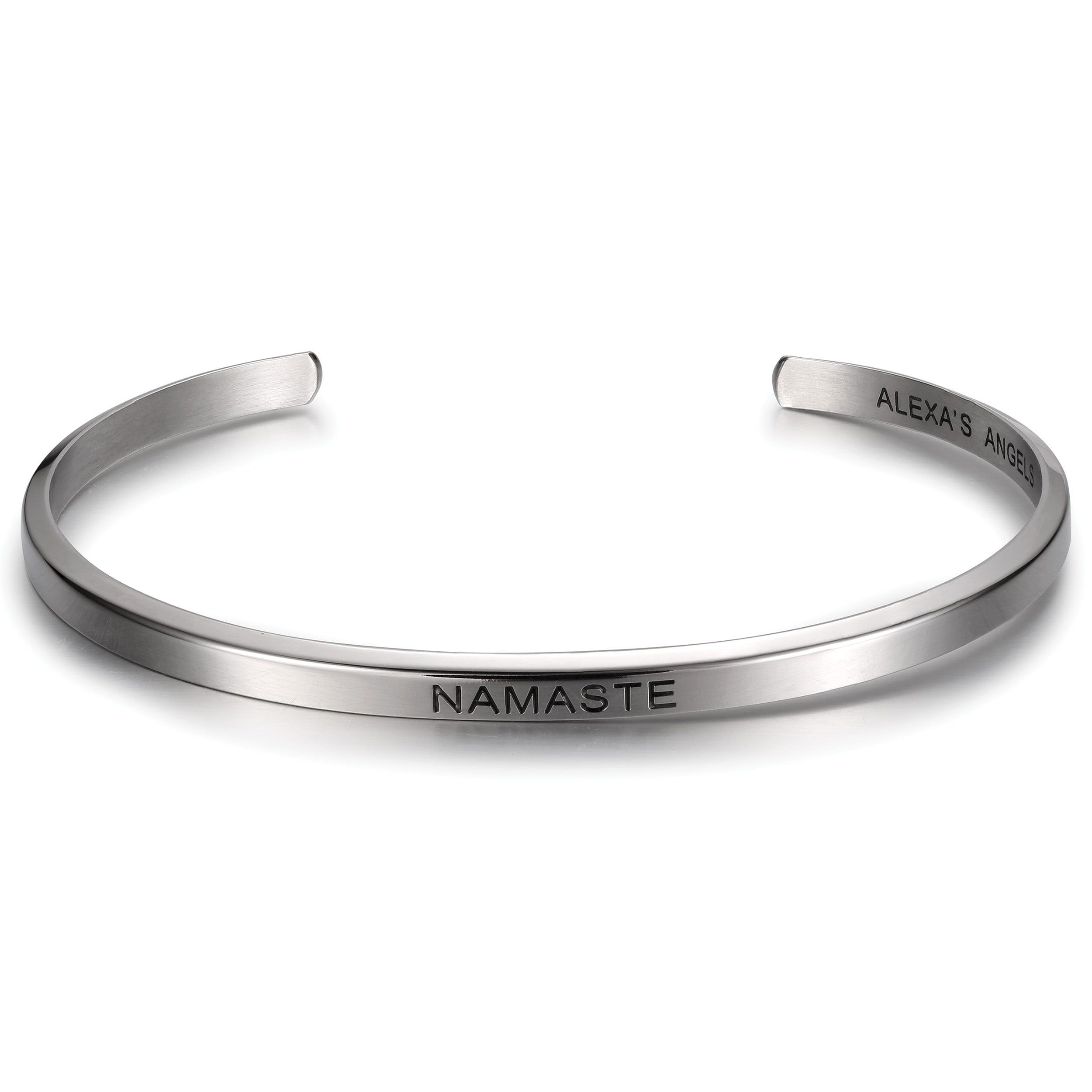 Alexa's Angels "Namaste" Engraved Bracelet