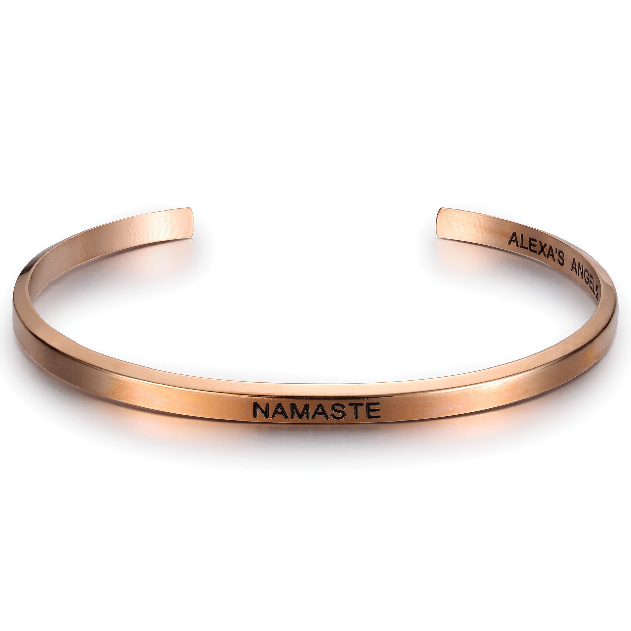 Alexa's Angels "Namaste" Engraved Bracelet